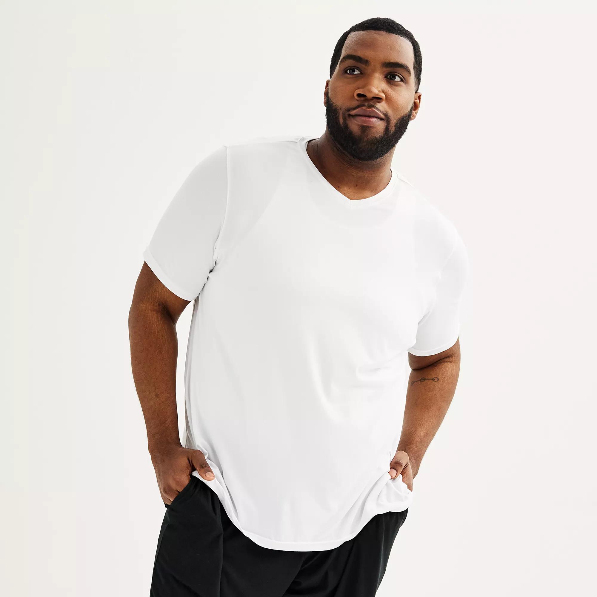 Big & Tall Sonoma Goods For Life® Supersoft V-Neck Pajama Shirt, Men's,  Product Image