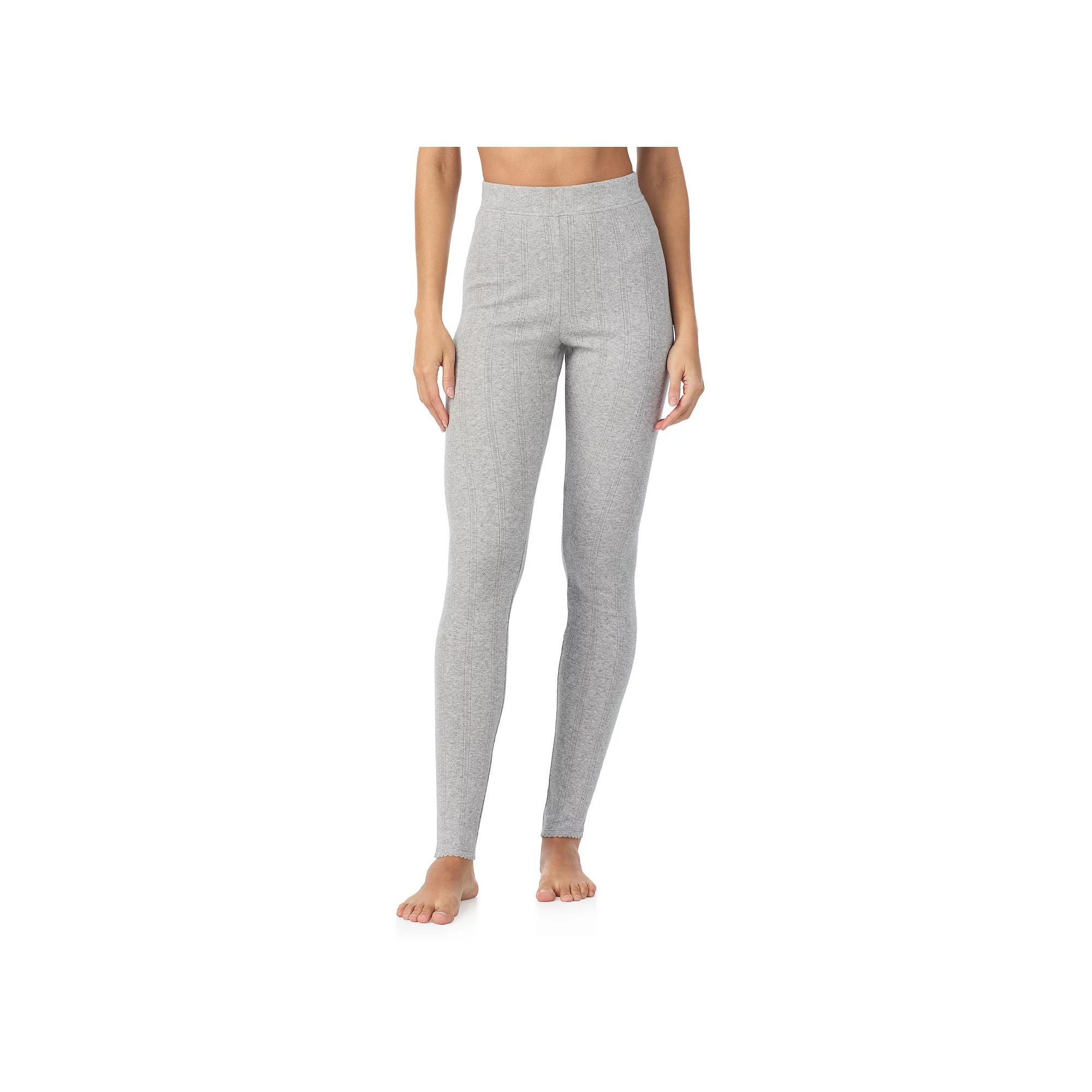Women's Cuddl Duds® Cotton Pointelle Legging,  Product Image