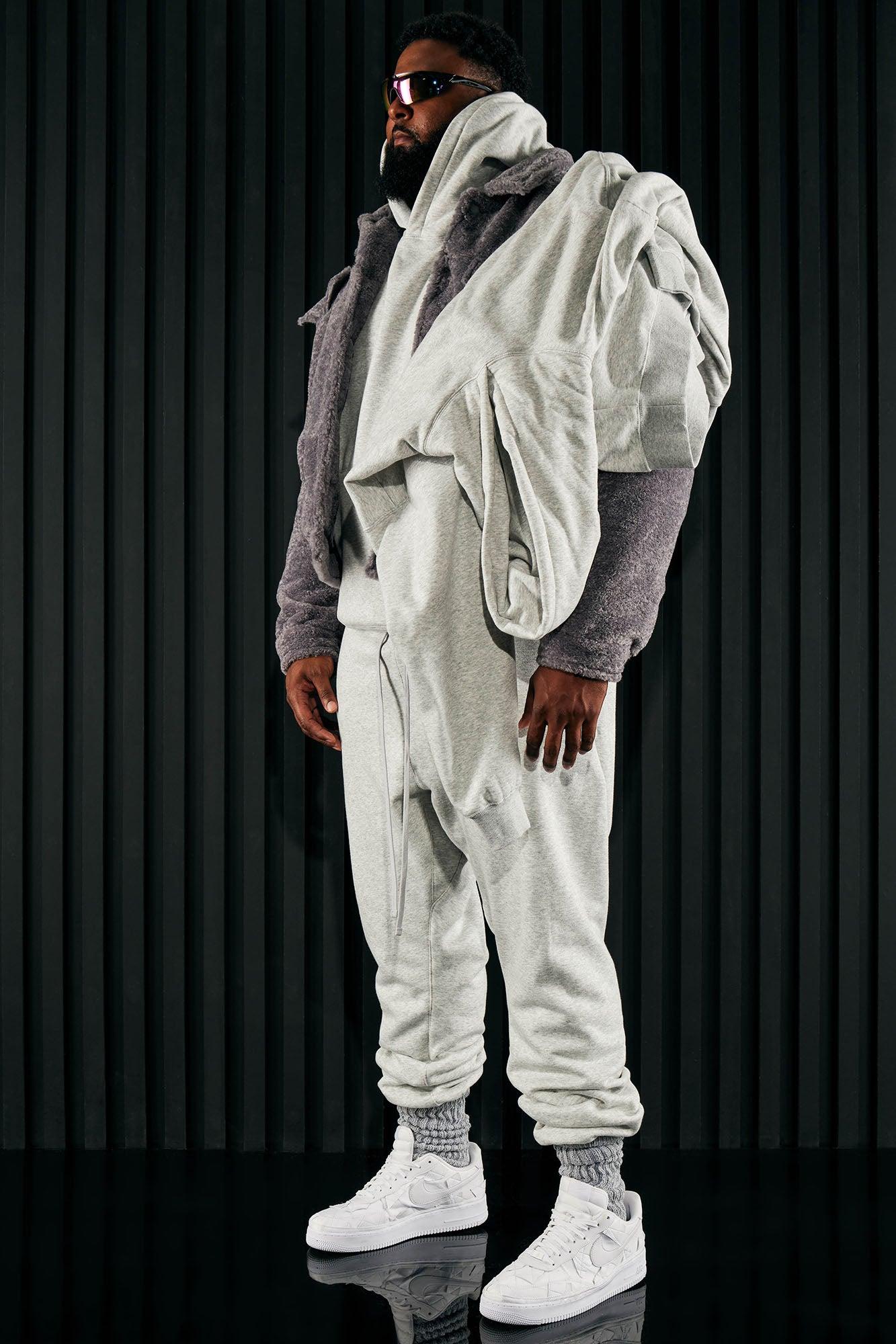 Tyson Heavyweight Sweat Jogger - Heather Grey Product Image