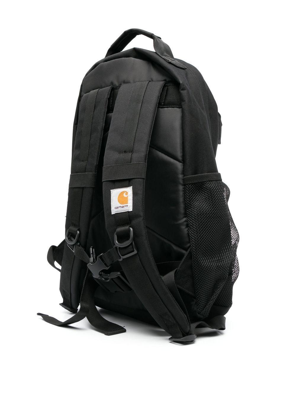 logo-patch zip-up backpack Product Image