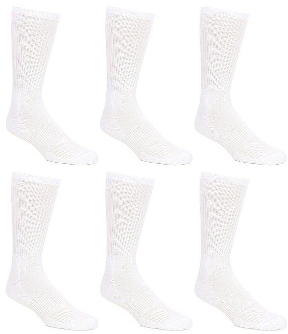 Gold Label Roundtree & Yorke Sport Performance Crew Athletic Socks 6-Pack Product Image