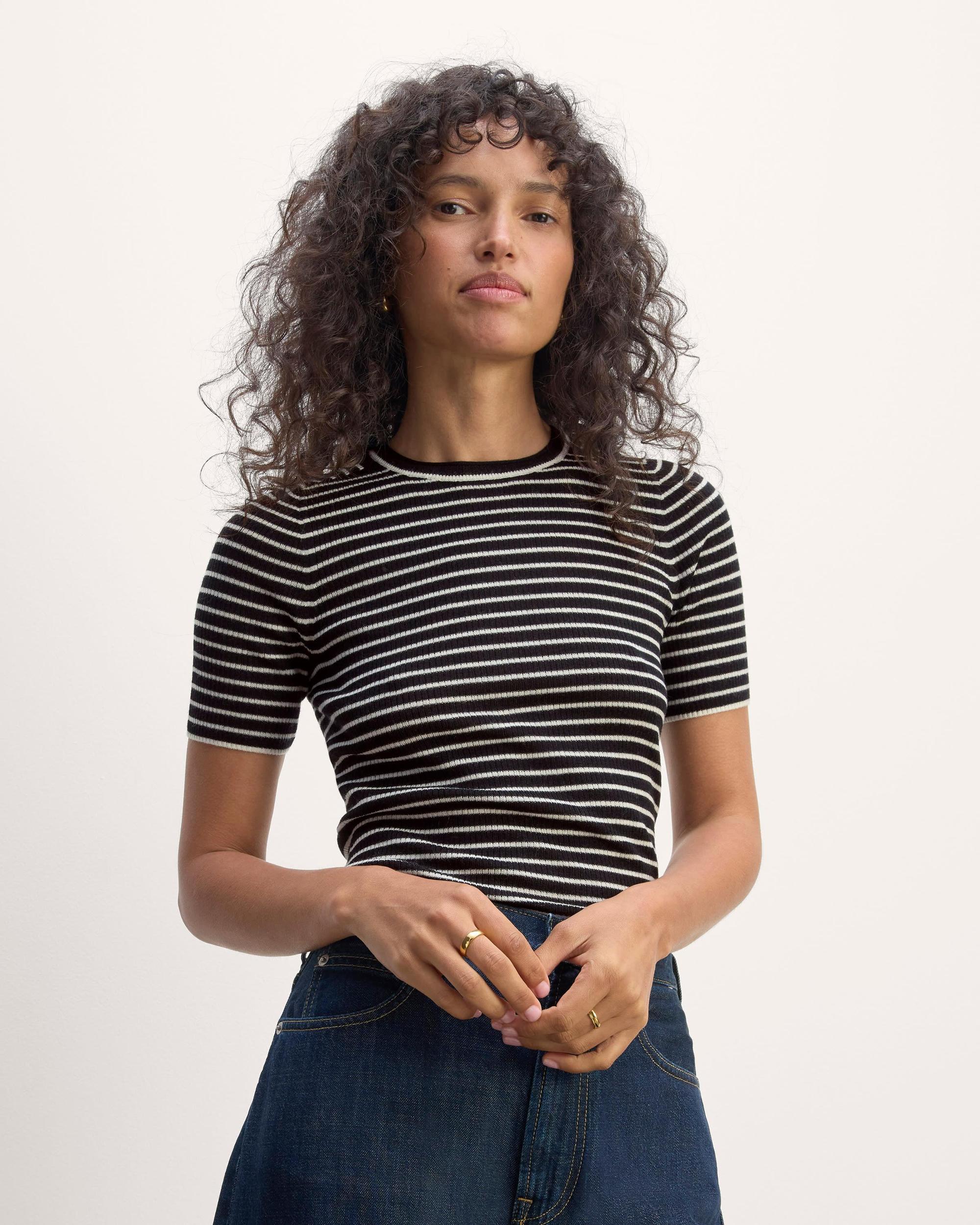 Womens Sweater T-Shirt in Ultrasoft Merino by Everlane Product Image