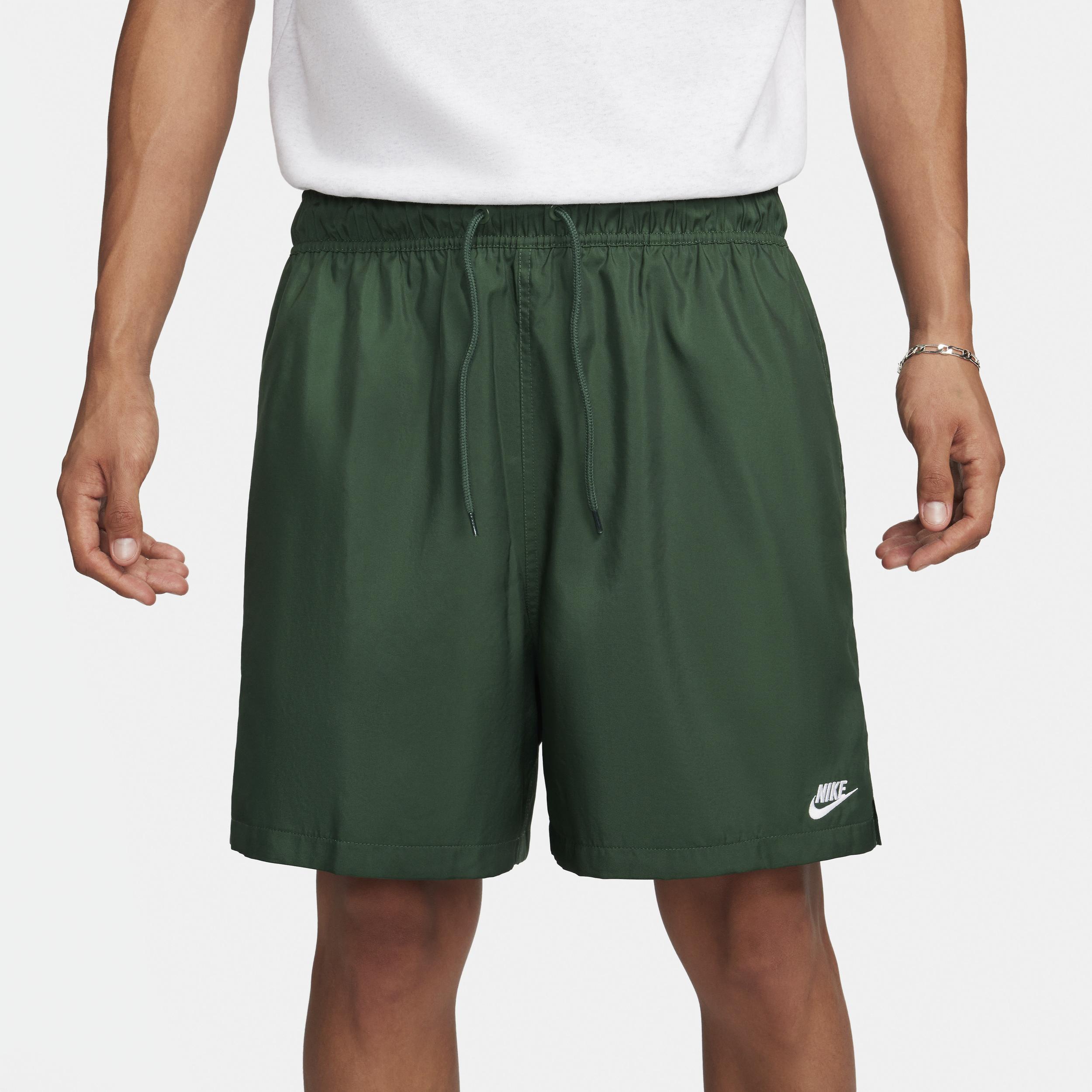 Nike Mens Nike Club Flow Shorts - Mens Black/White Product Image