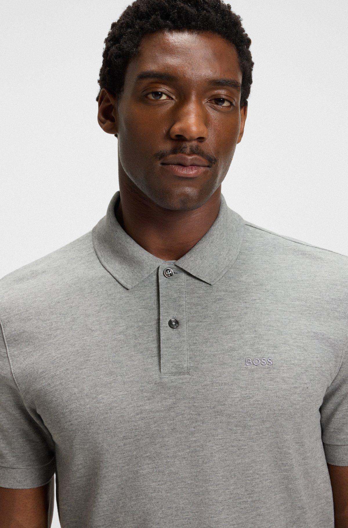 Pallas logo-detail polo shirt in cotton piqué Product Image