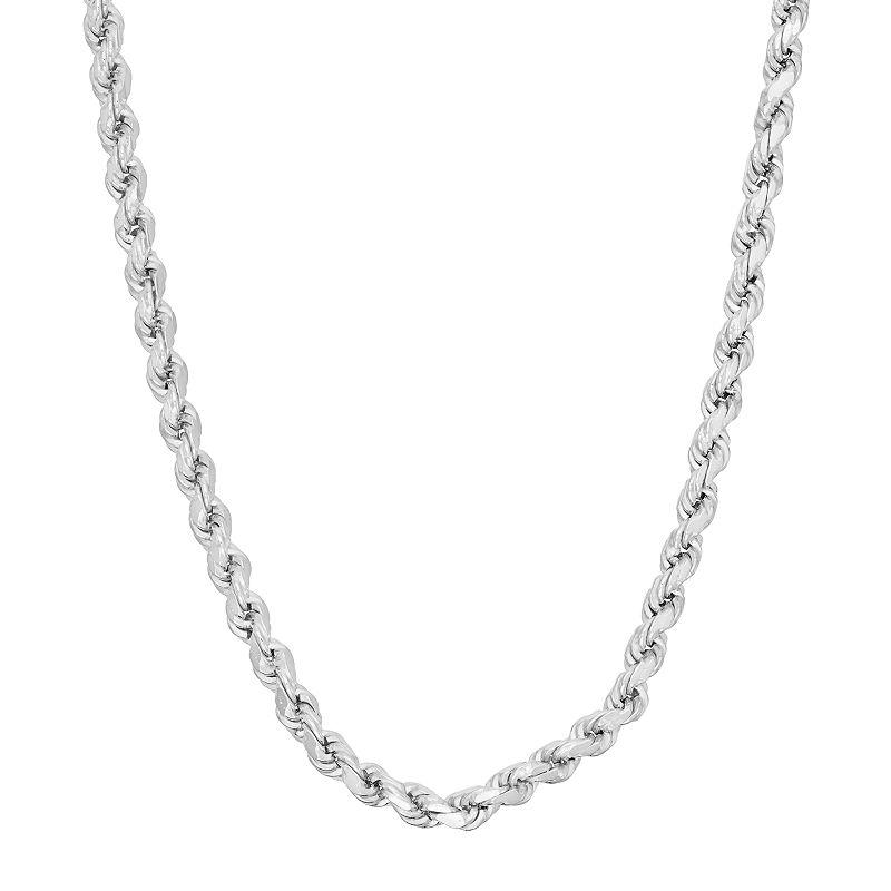 Tiara Sterling Silver 18 Rope Chain Necklace Product Image