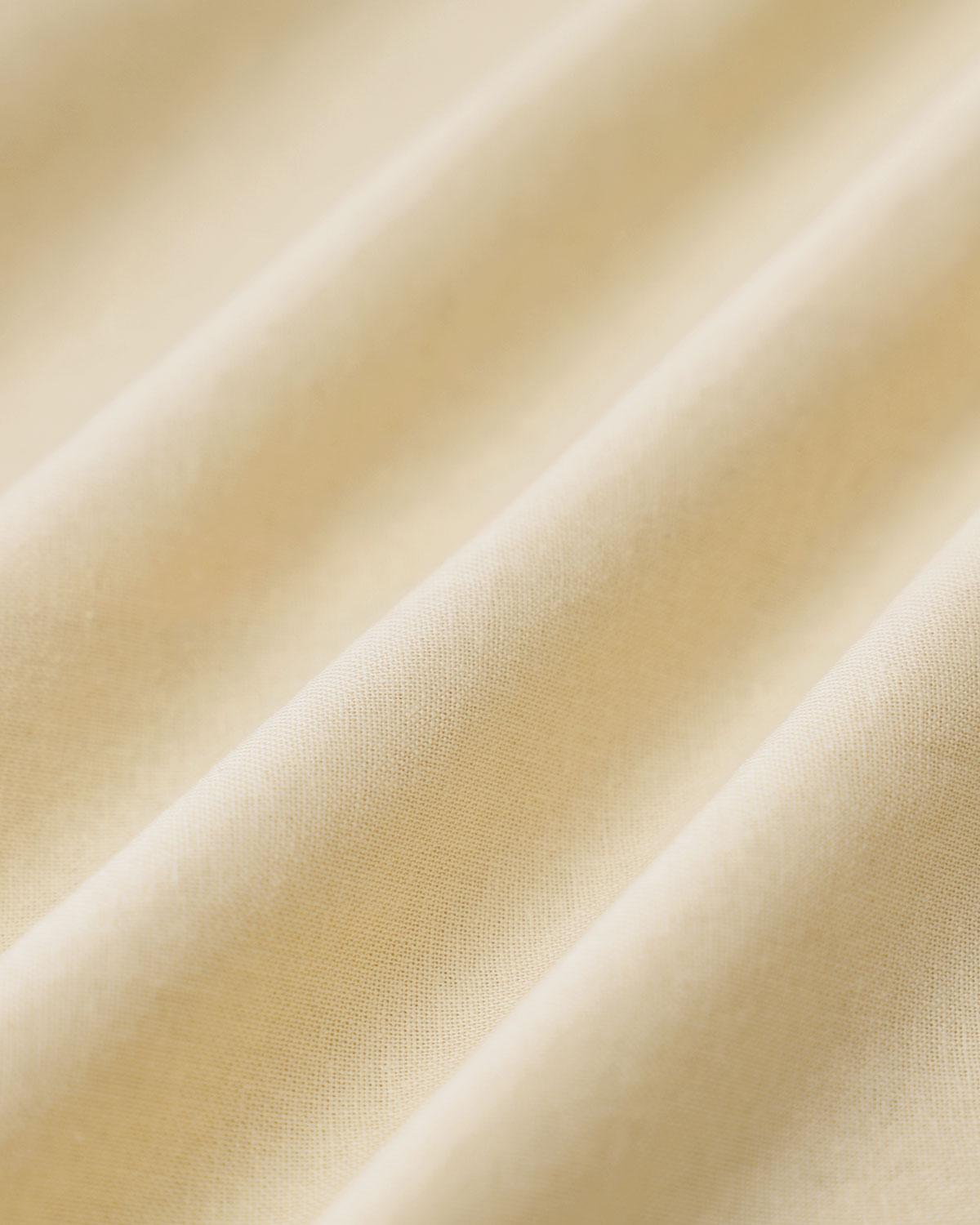 Yellow Button Short Sleeve Midi Dress Product Image