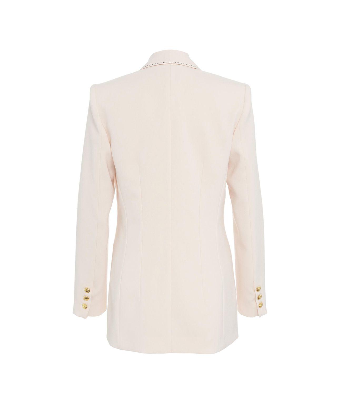 Single-breasted blazer in crêpe Product Image