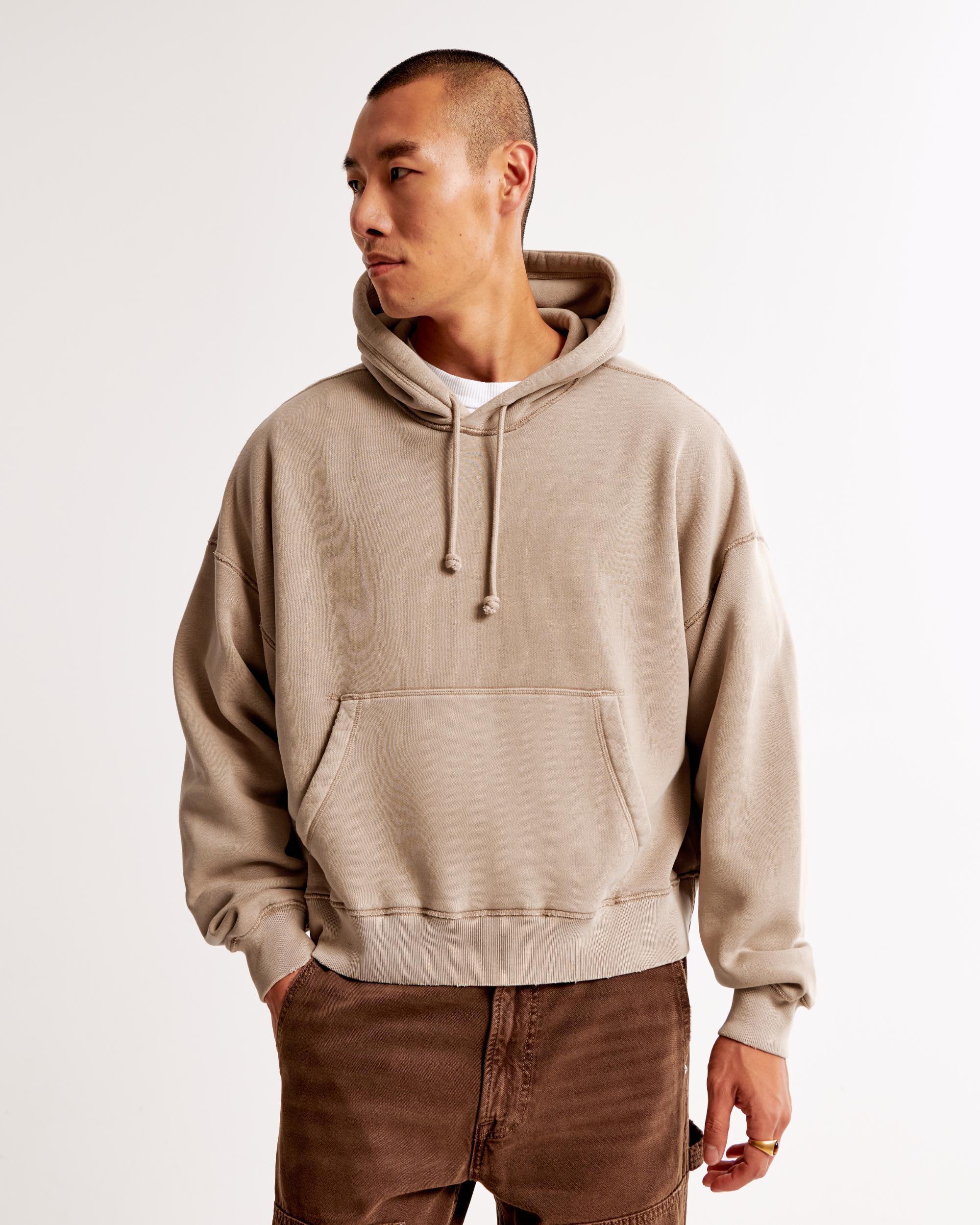 Essential Cropped Popover Hoodie Product Image