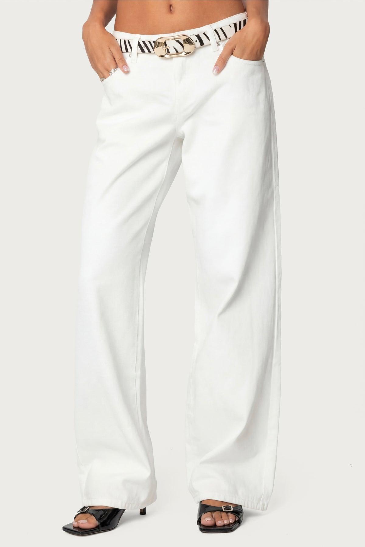 Roman Low Rise Baggy Jeans Product Image