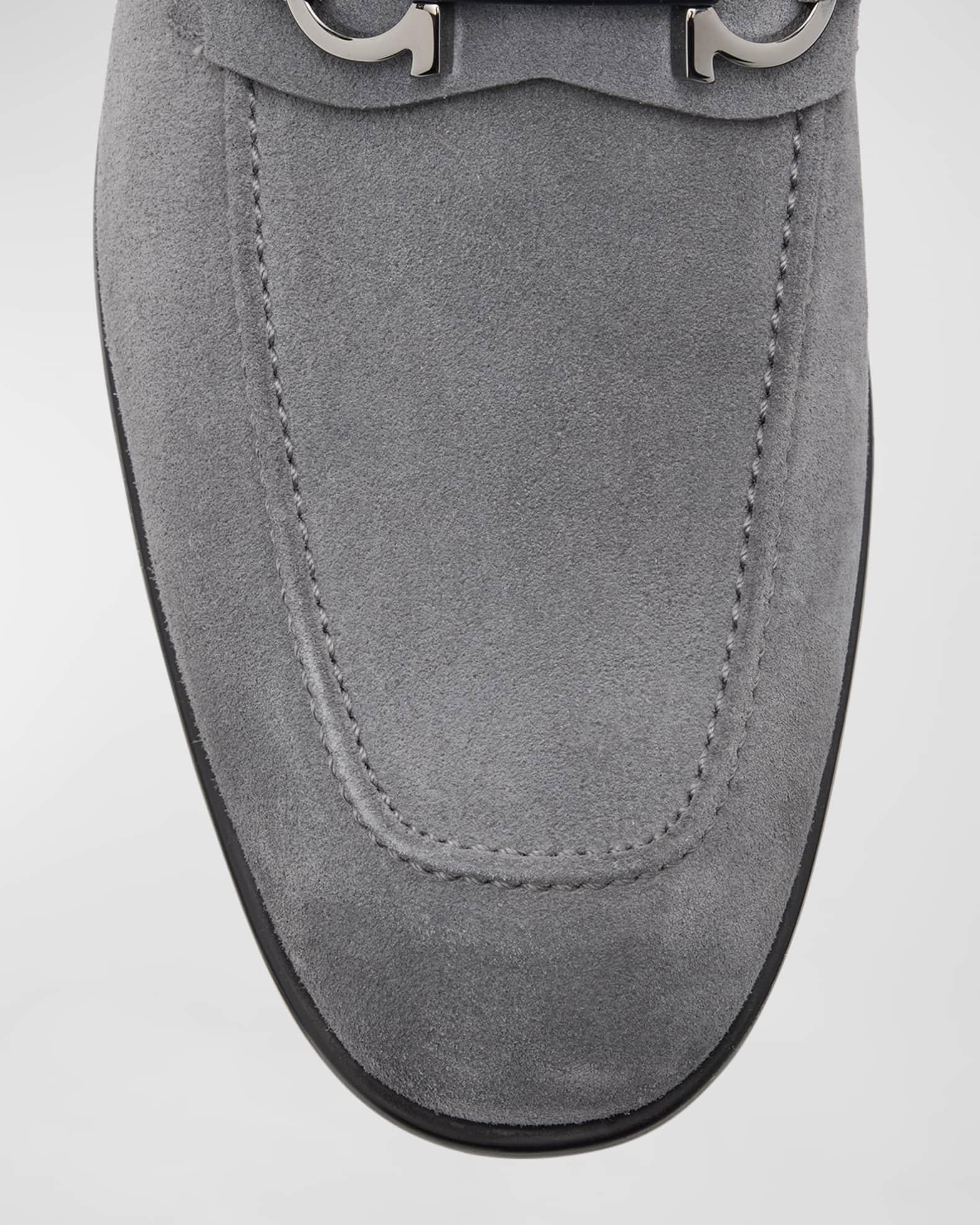 Men's Foster Suede Gancini Bit Loafers Product Image