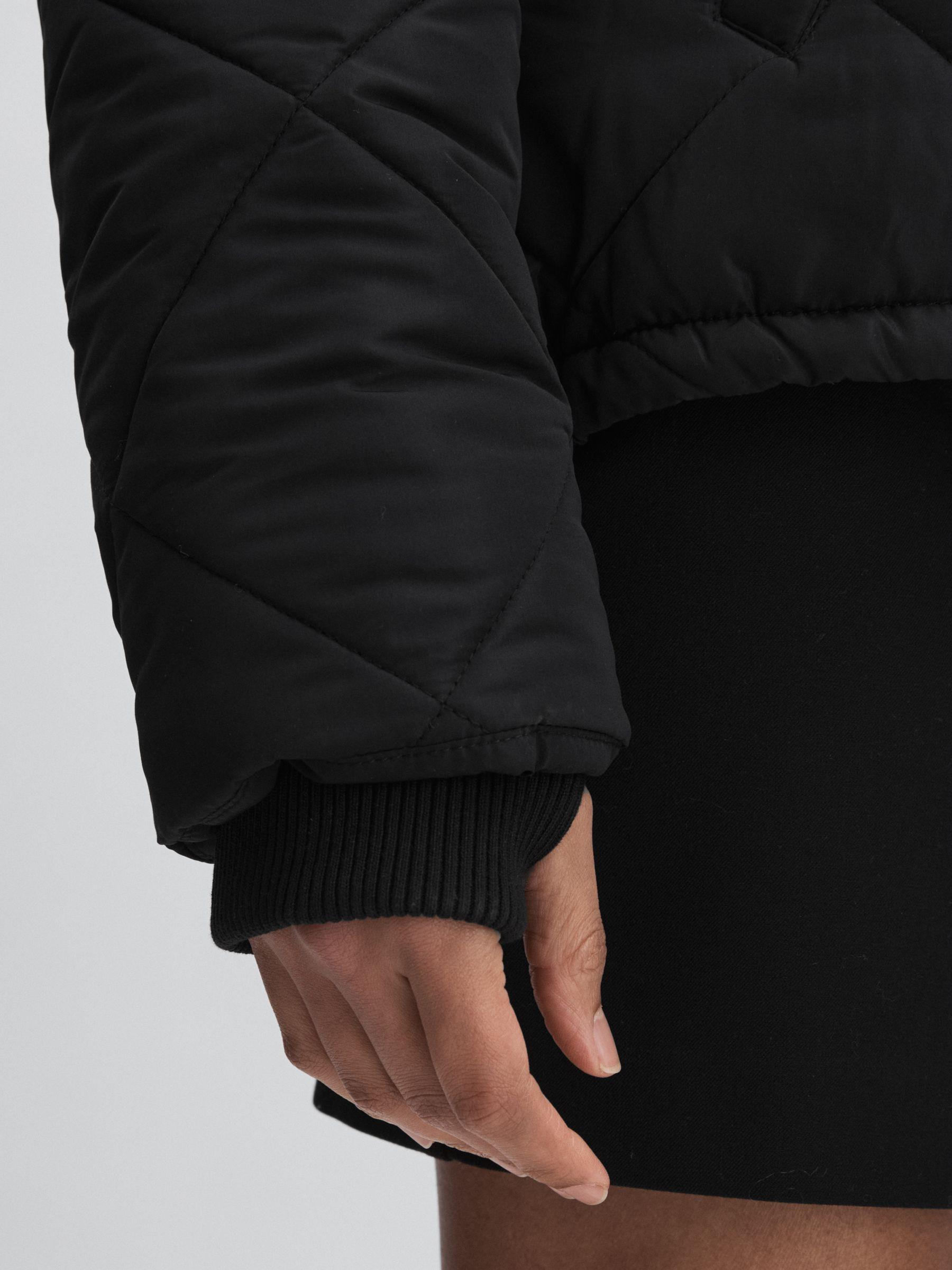 The Upside Hooded Puffer Coat in Black Product Image