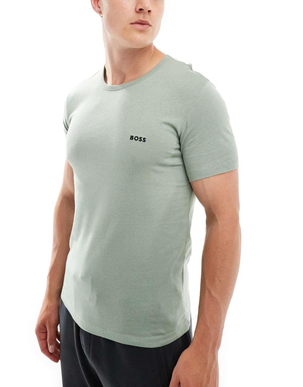 BOSS Bodywear 3 pack T-shirt in multi Product Image