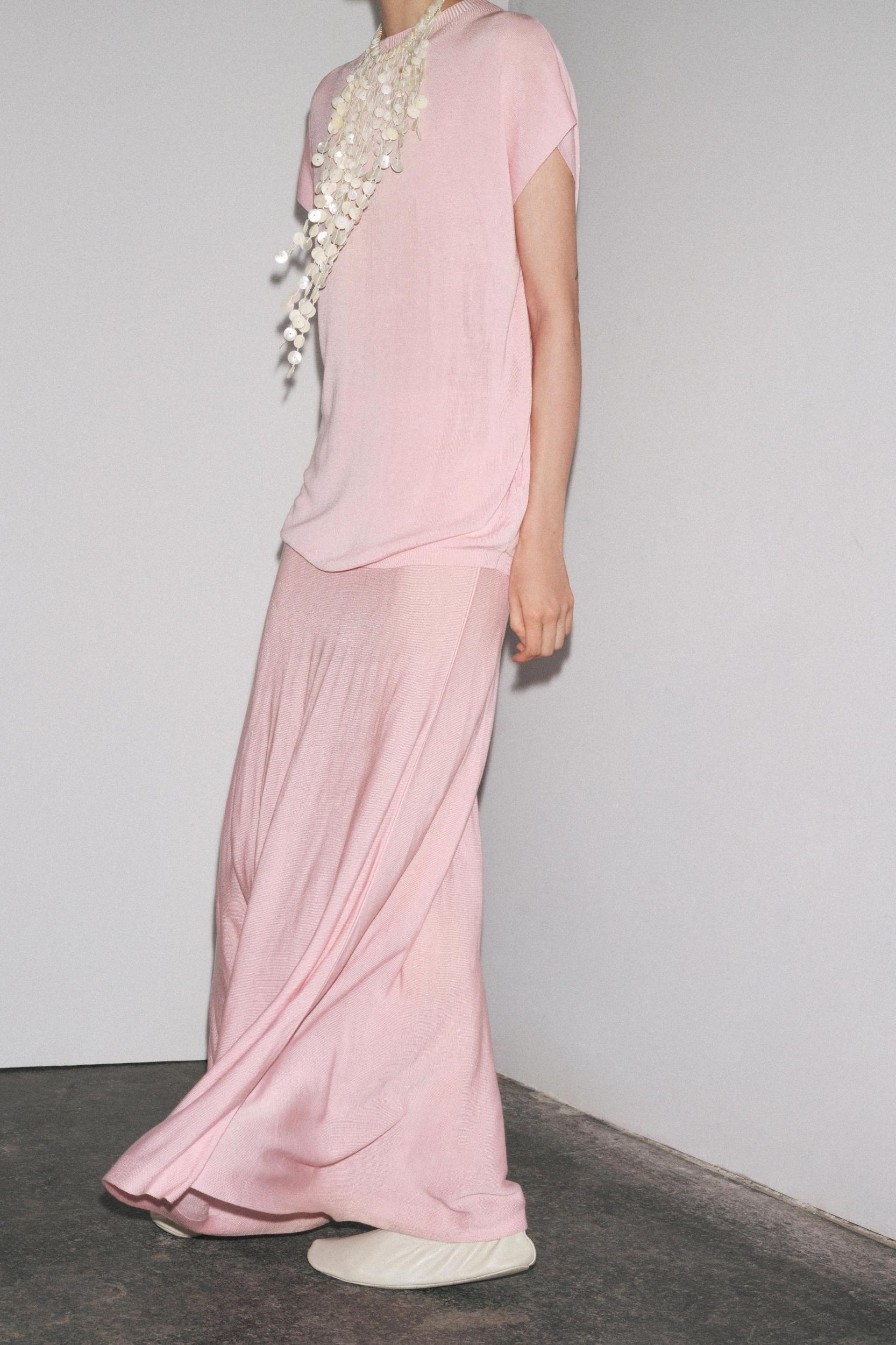 WIDE SLEEVE KNIT TOP Product Image