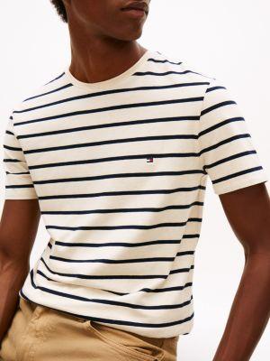 Extra Slim Stripe Stretch-Cotton T-Shirt Product Image