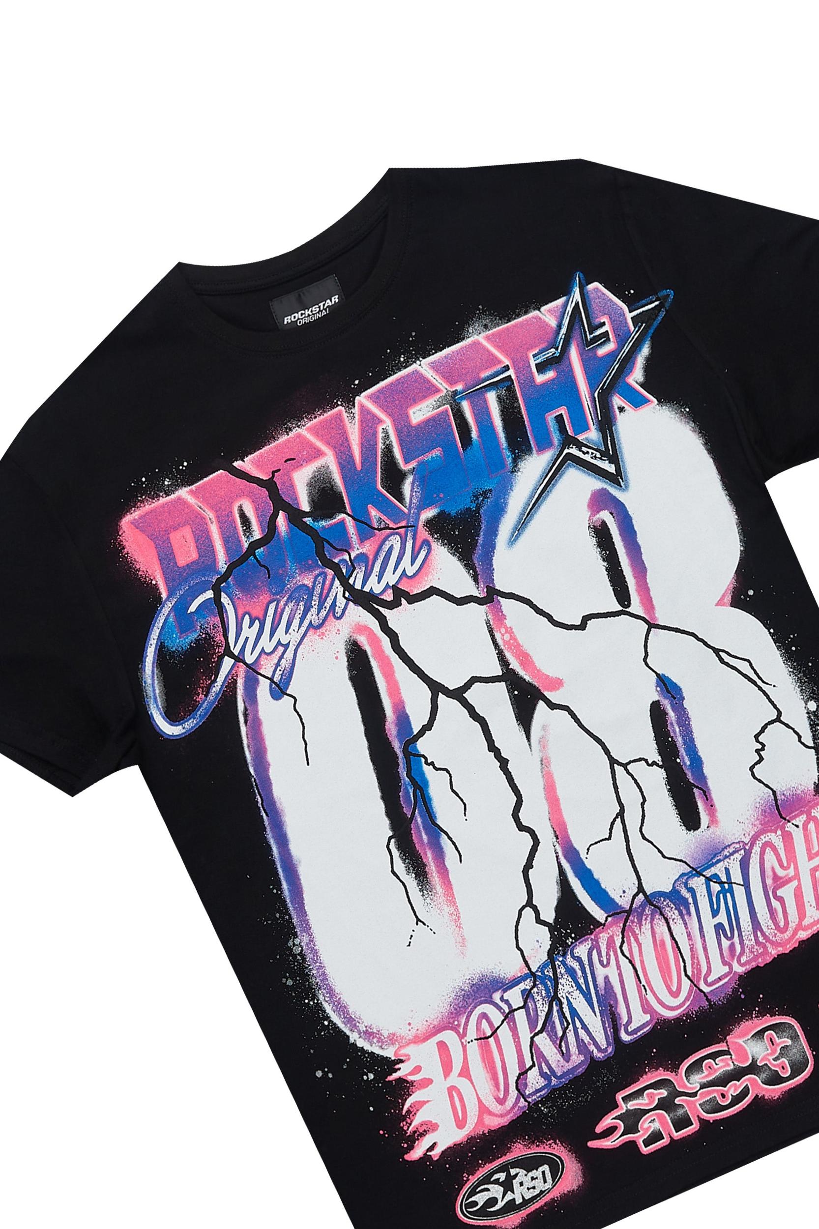 Mambo Black Short Set Male Product Image