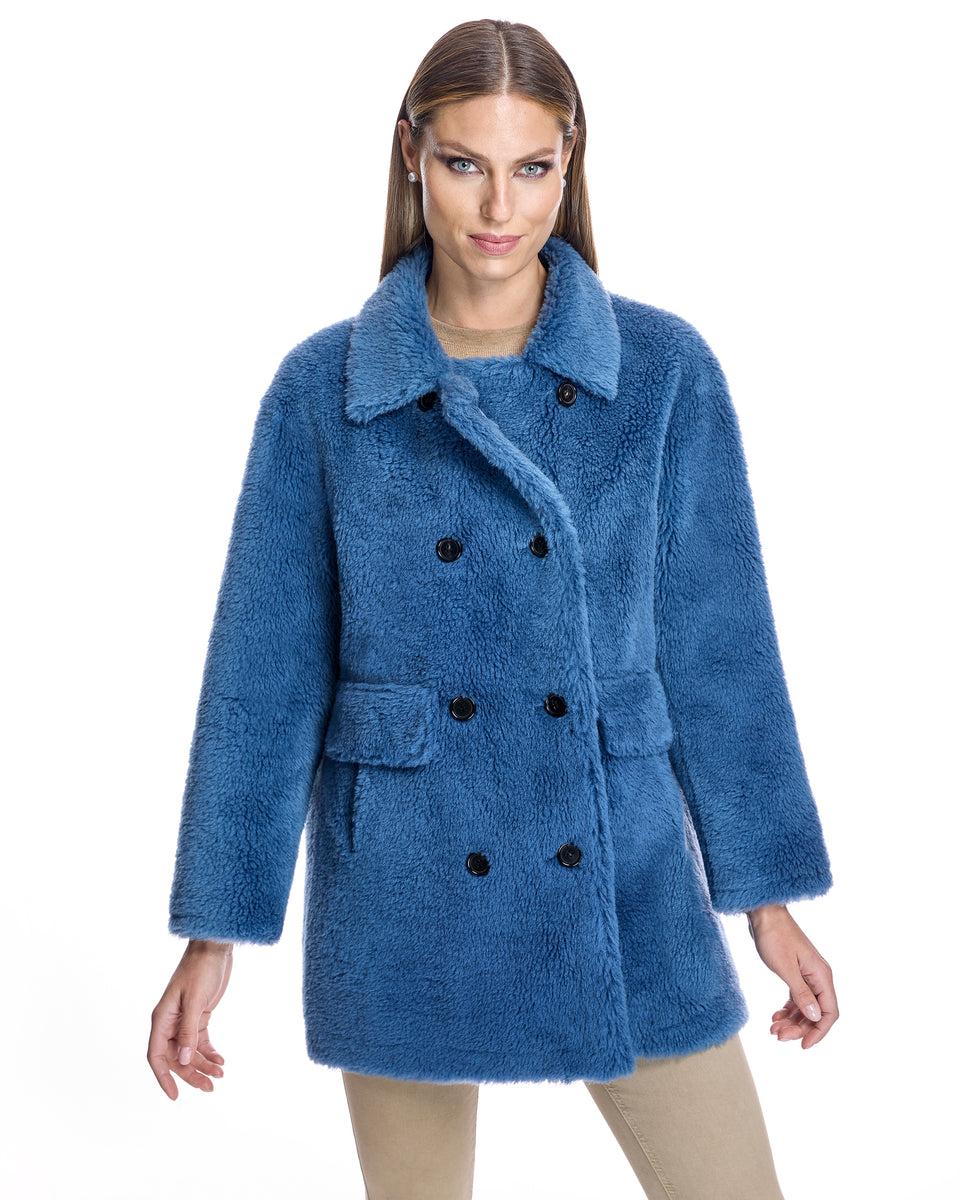 Lamb's Wool Pea Coat-Maximilian Product Image