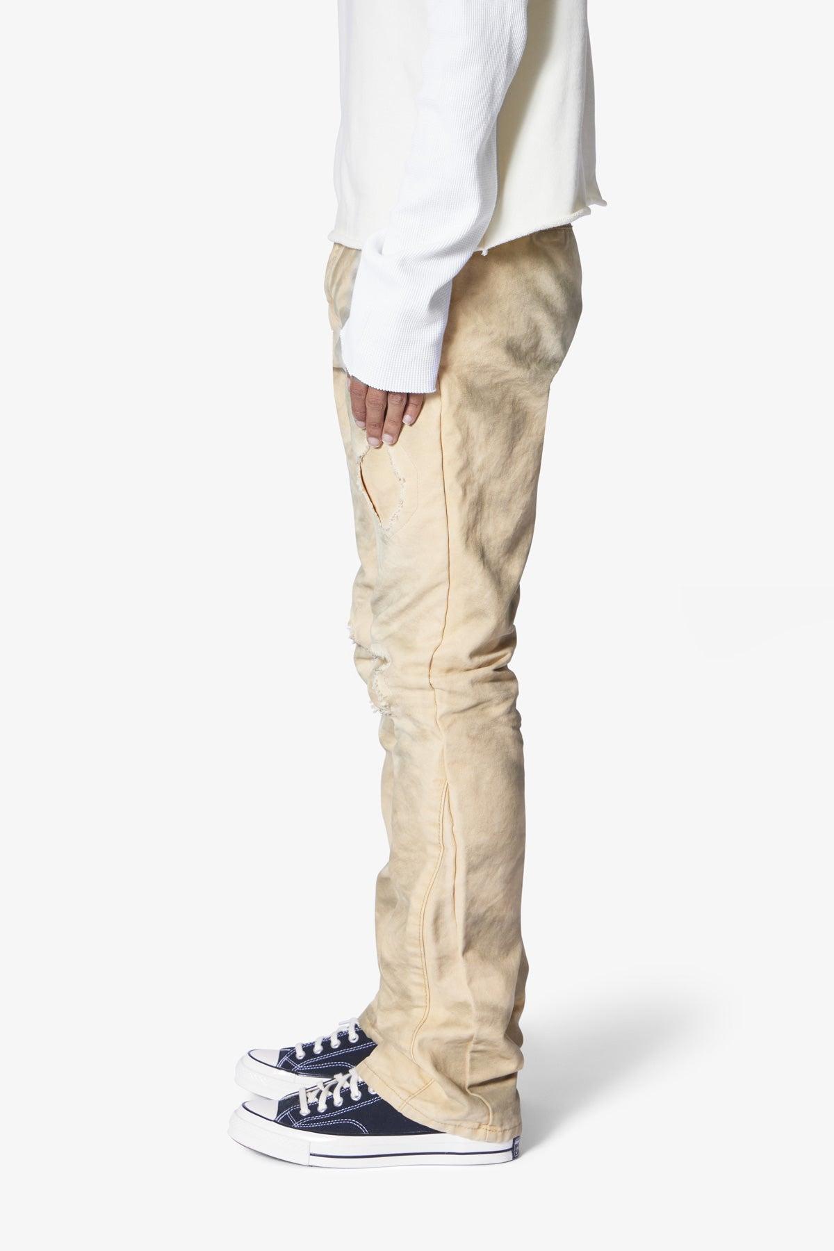 B710 Chino Chip Repaired Denim - Tan Product Image