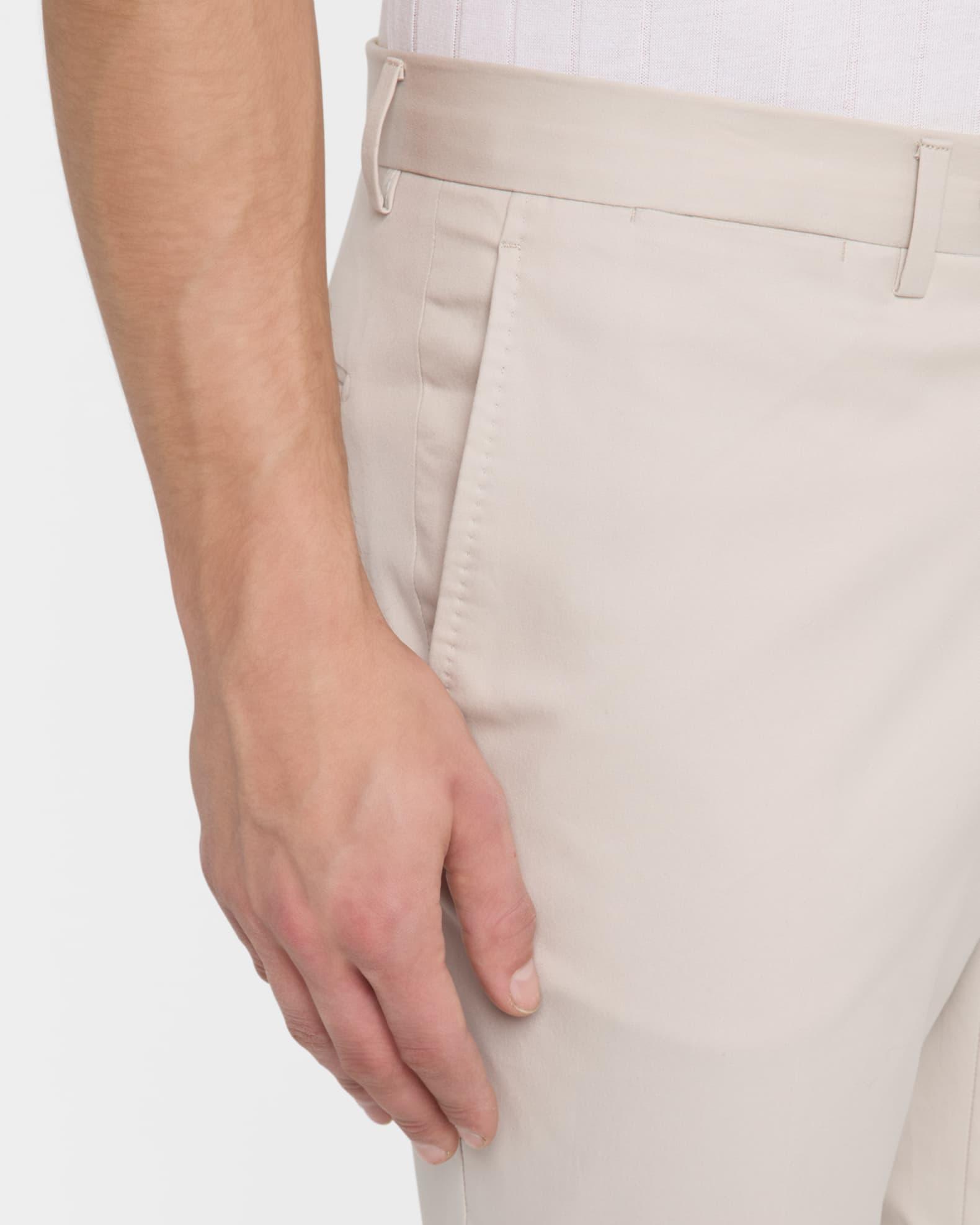 Men's Flat-Front Twill Trousers Product Image