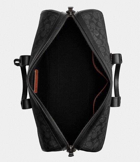 COACH Gotham Signature Coated Canvas and Refined Calfskin Leather Duffel Bag Product Image
