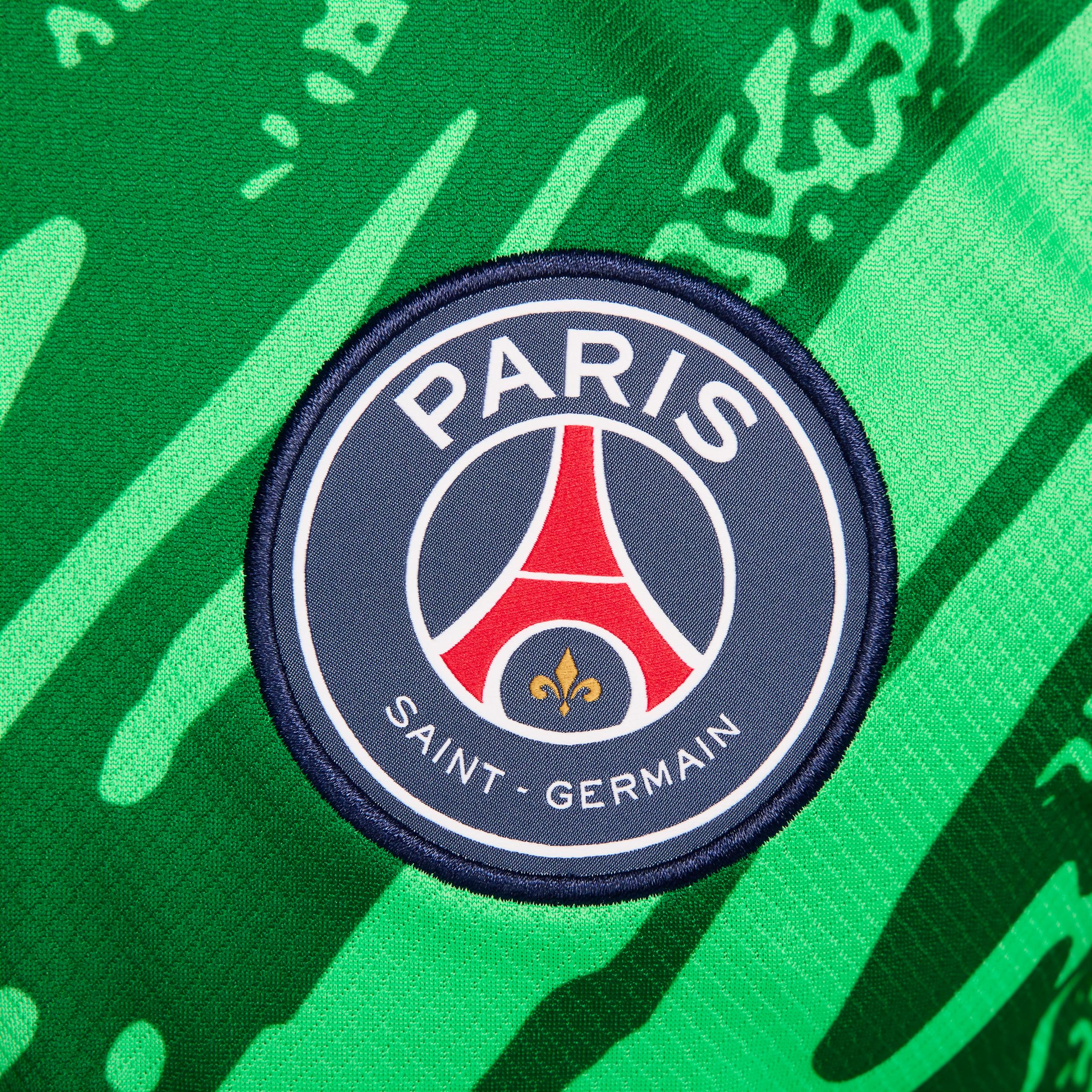 Men's Nike Green Paris Saint-Germain 2024/25 Goalkeeper Replica Stadium Long Sleeve Jersey,  Product Image