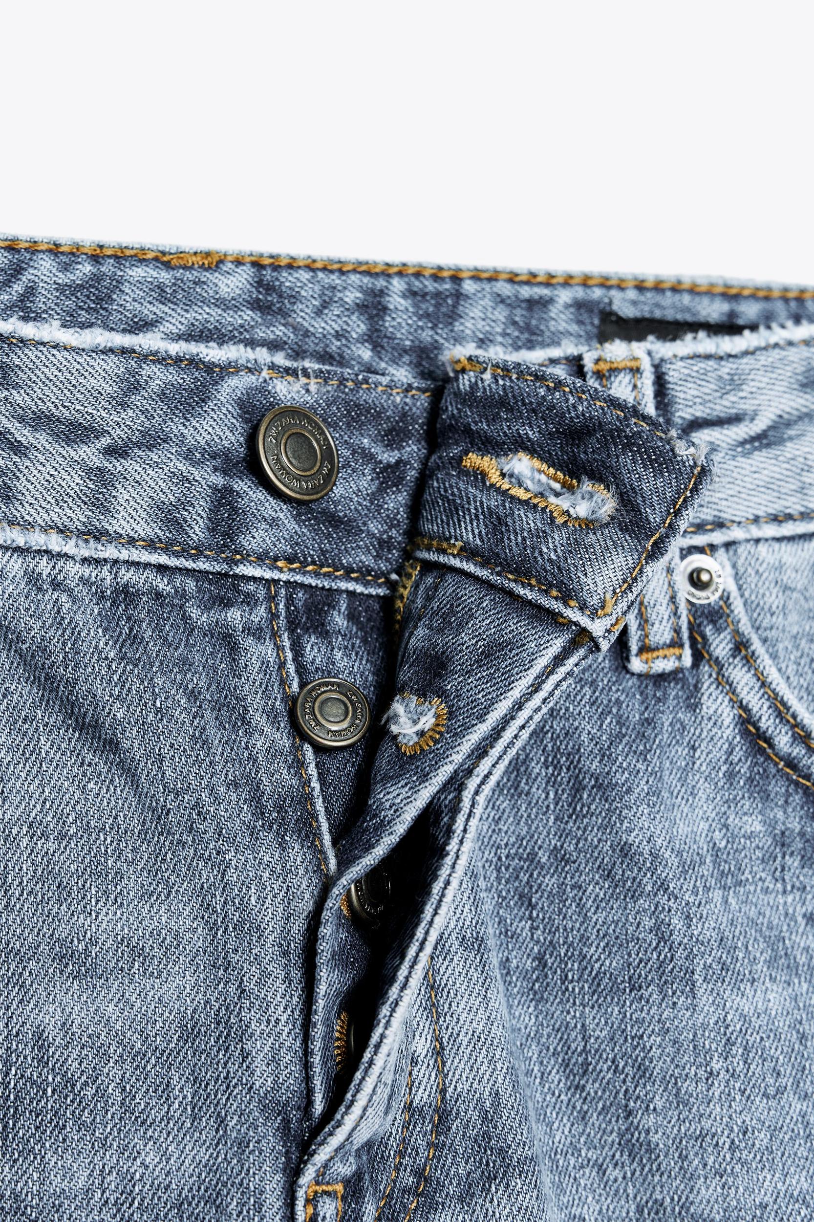 ZW COLLECTION LOW-RISE CROPPED FLARE JEANS Product Image