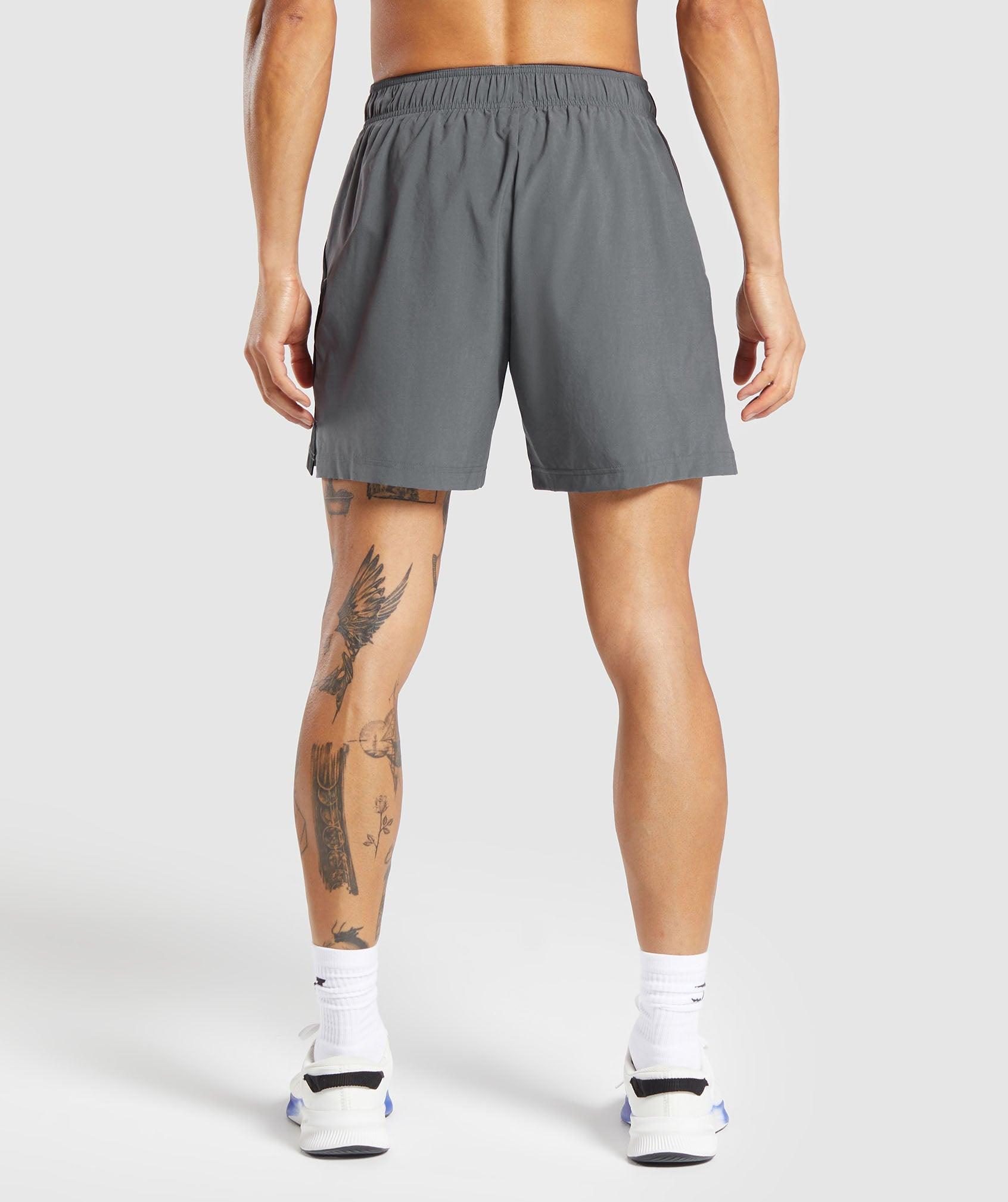 Gymshark Sport  7" Shorts - Dark Grey/Black Male Product Image