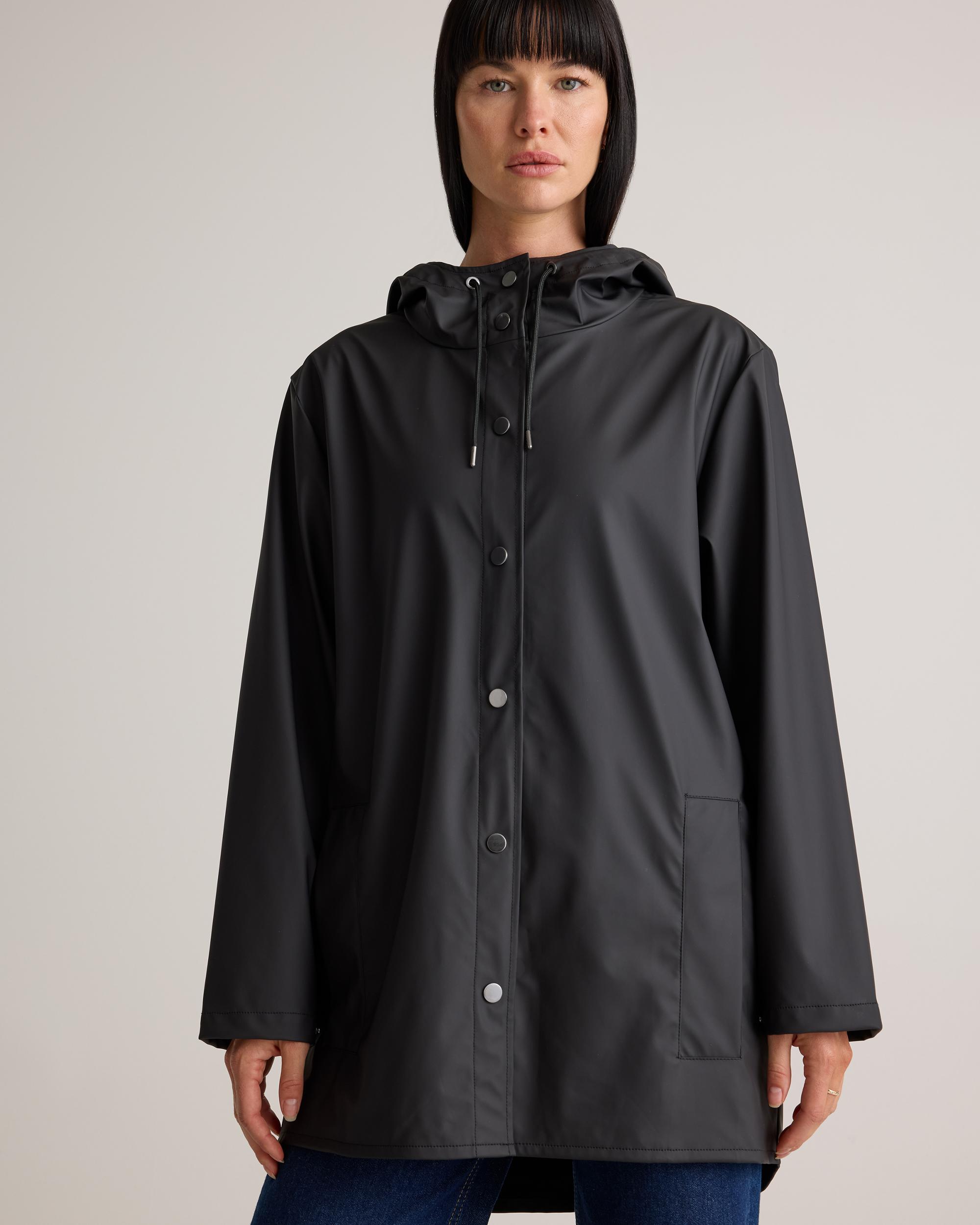 Quince | Women's Waterproof Rubberized Rain Jacket Recycled Polyester Product Image