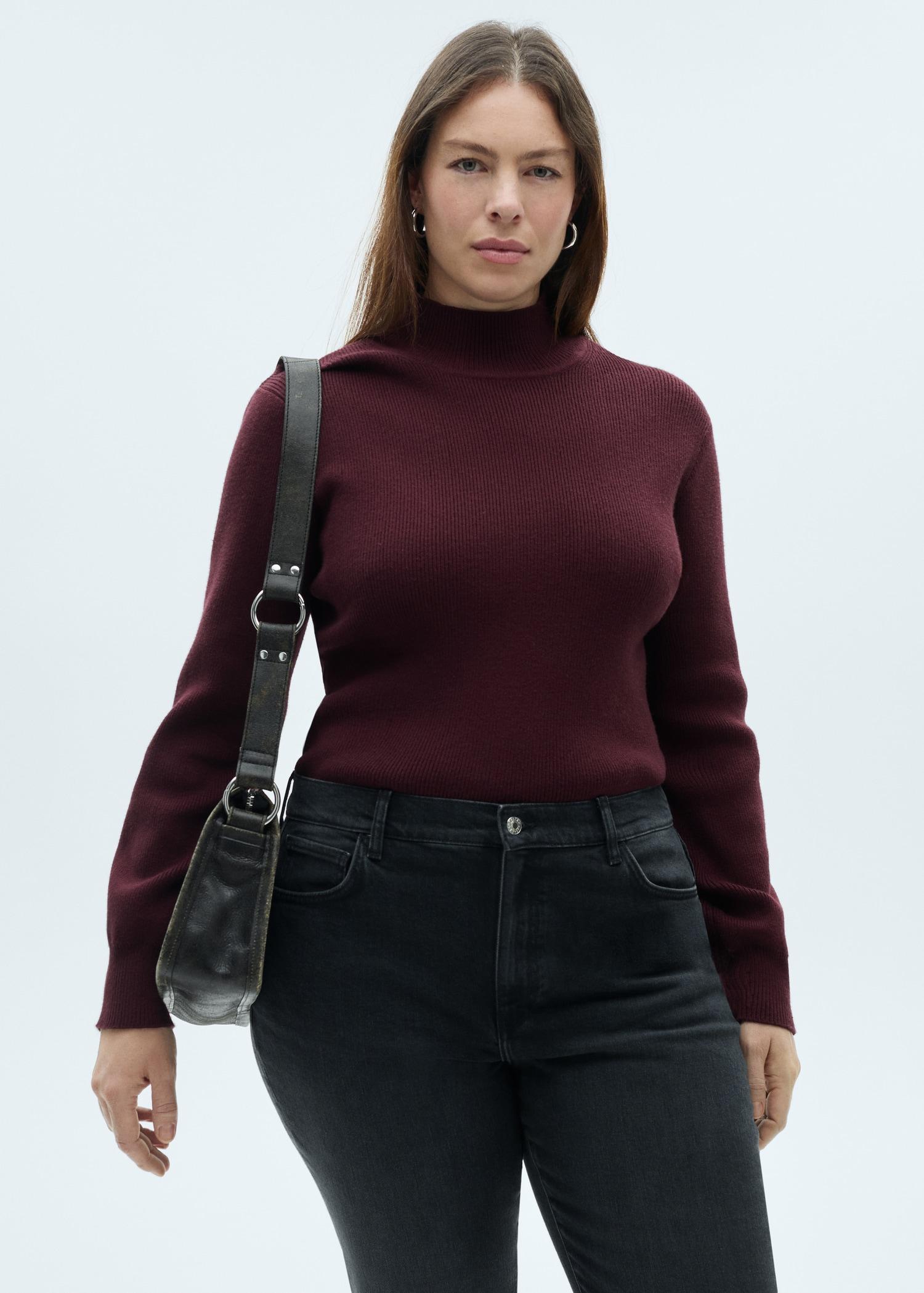 Claudia slim-fit cropped jeans - Women | MANGO USA Product Image