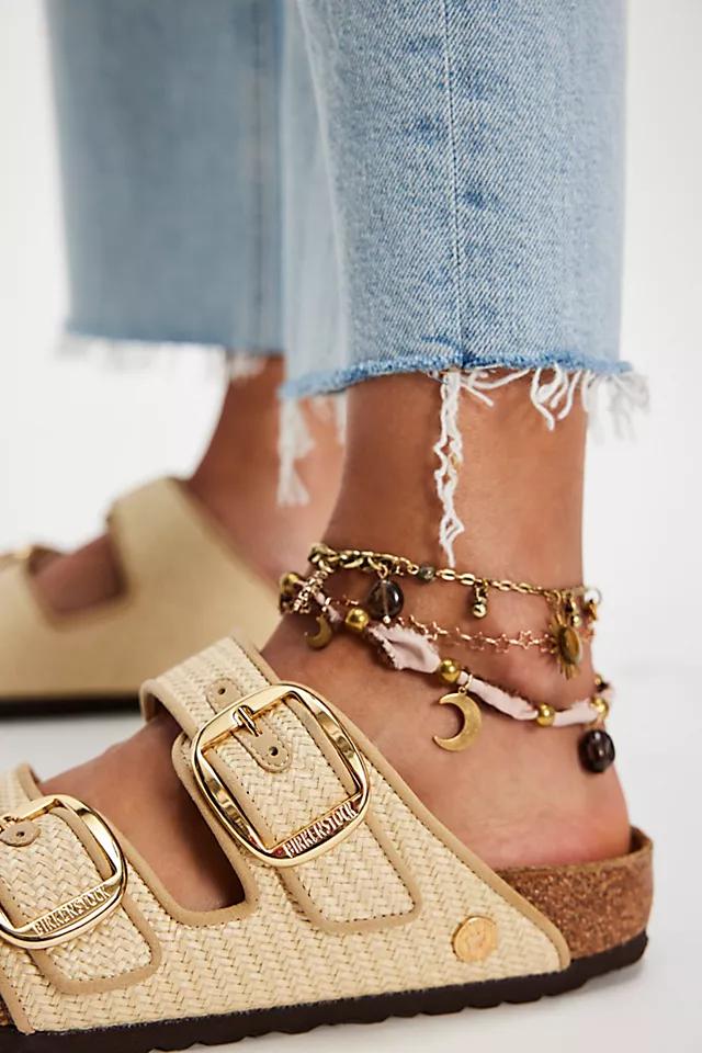 Birkenstock Arizona Raffia Big Buckle Sandals Product Image