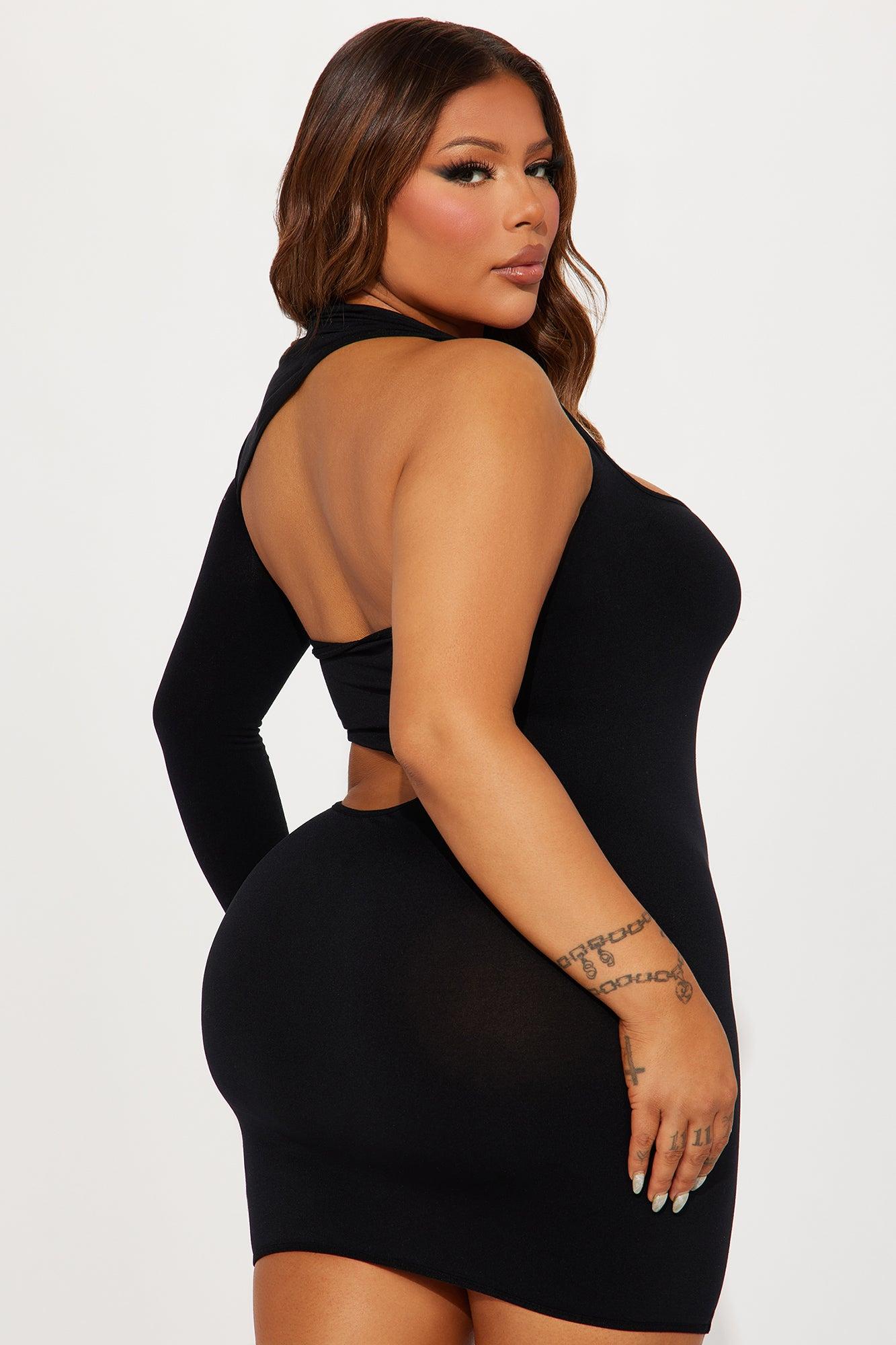 Cut My Life Into Pieces Fishnet Bodystocking - Black Product Image