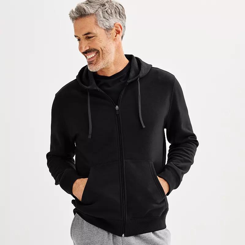 Men's Tek Gear® Ultra Soft Fleece Zip Front Hoodie,  Product Image