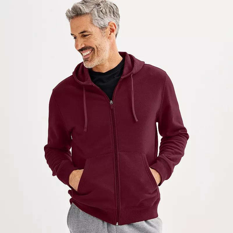 Men's Tek Gear® Ultra Soft Fleece Zip Front Hoodie,  Product Image