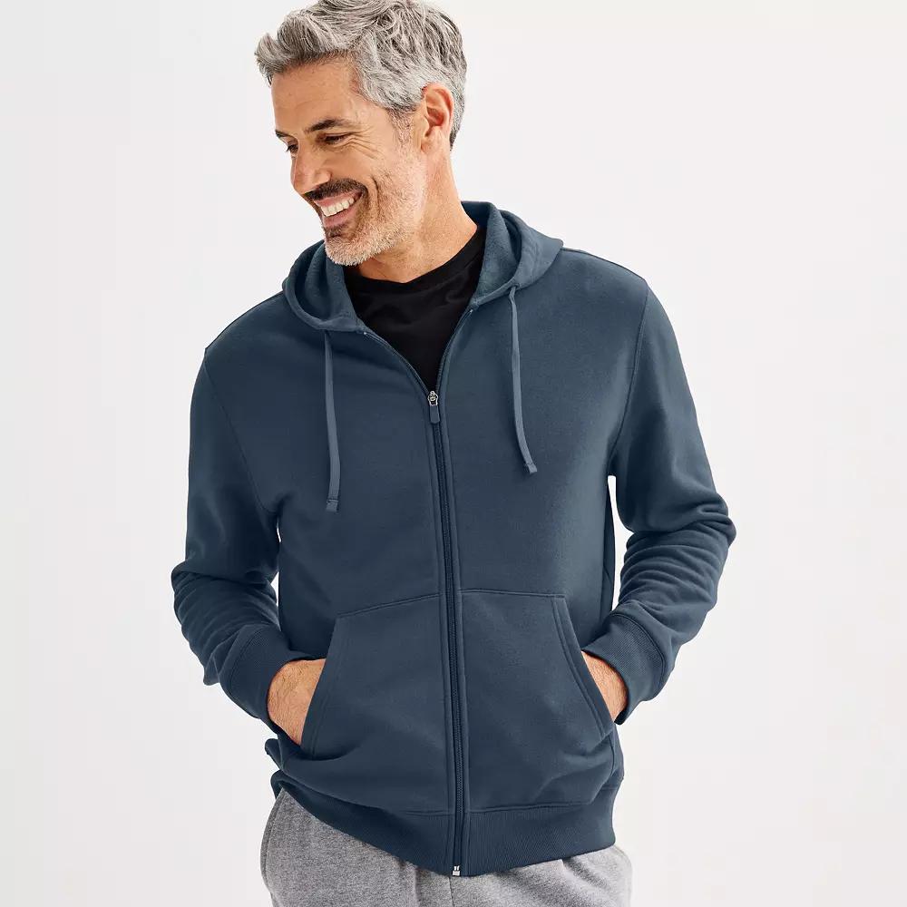 Men's Tek Gear® Ultra Soft Fleece Zip Front Hoodie,  Product Image