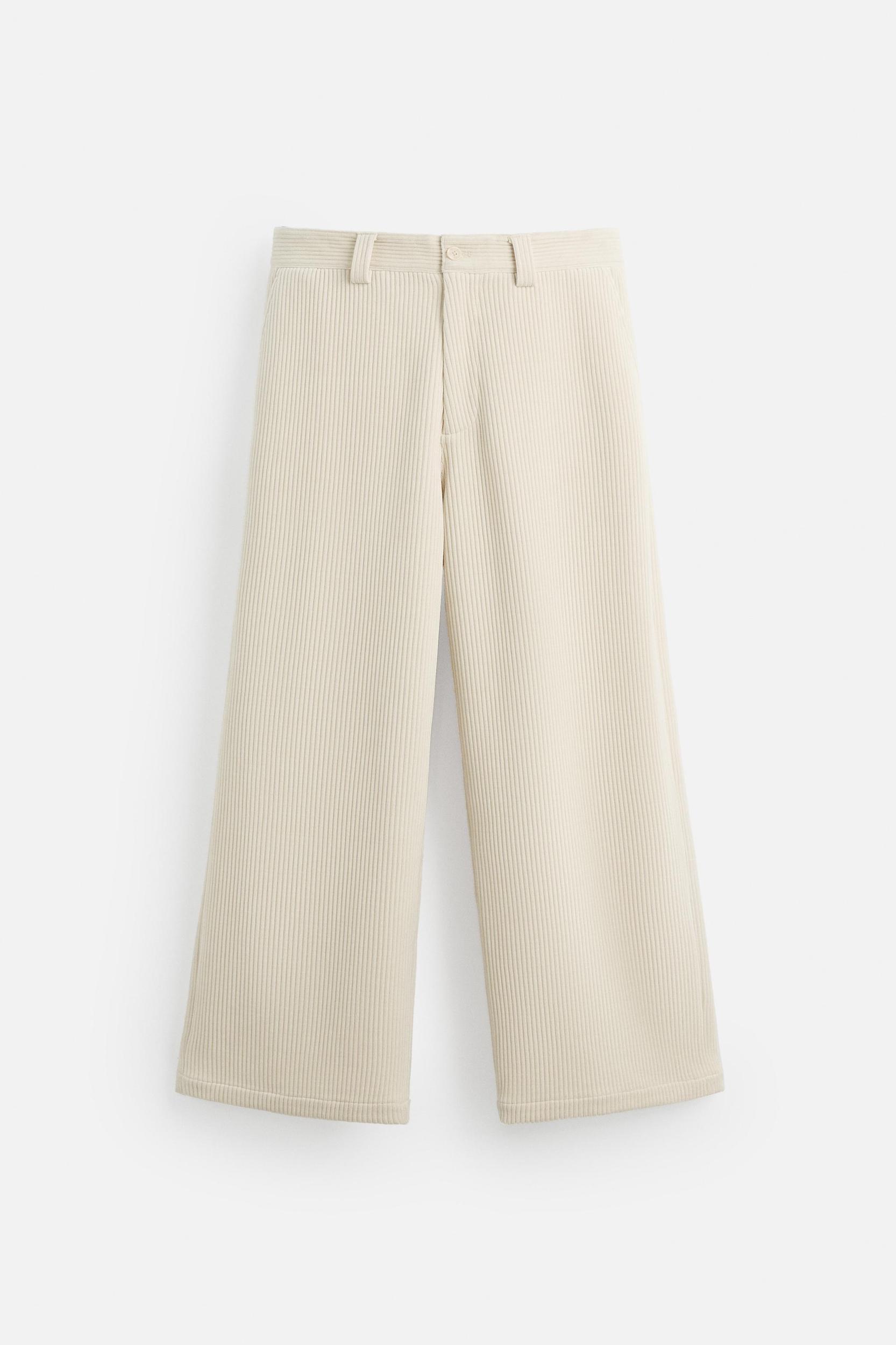 WIDE FIT CORDUROY PANTS Product Image