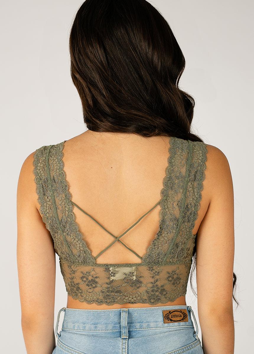 Sylvan Bralette in Olive Female Product Image