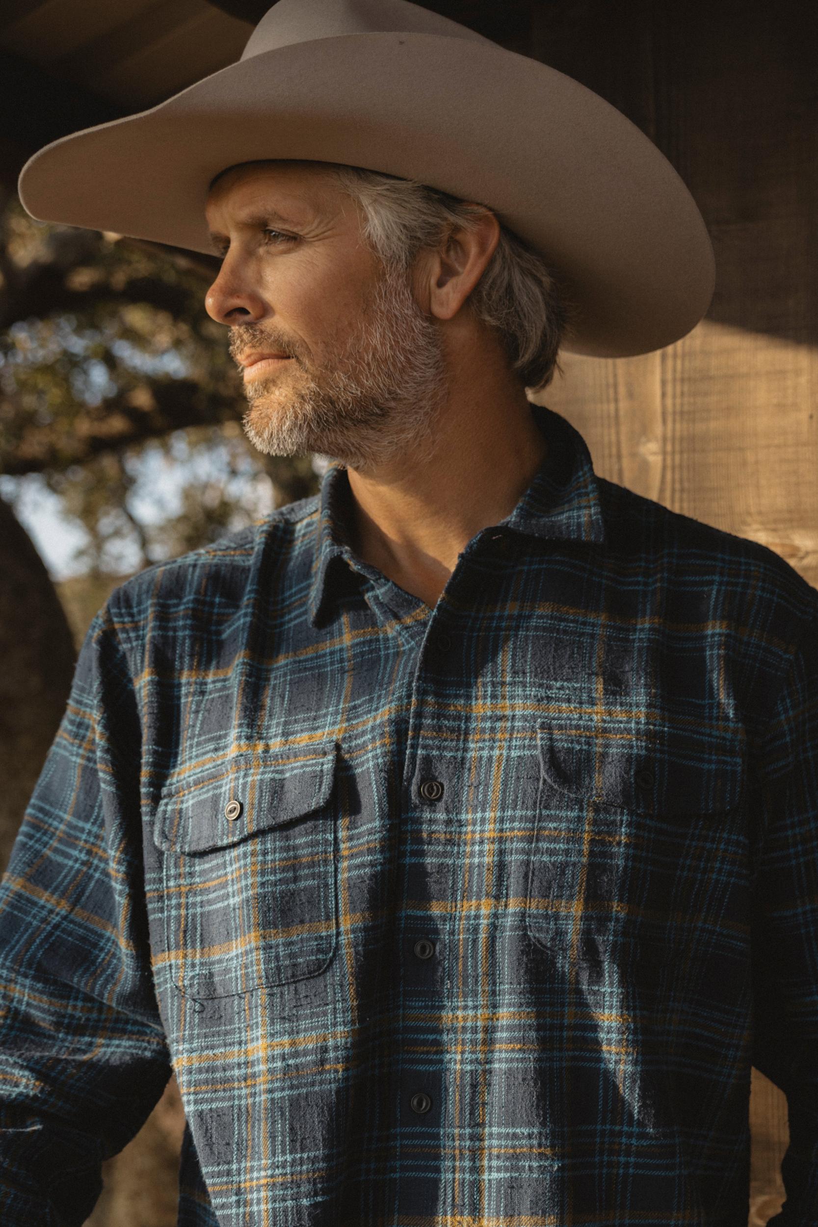 Vintage Slub Twill Shirt - Blue Curry Product Image