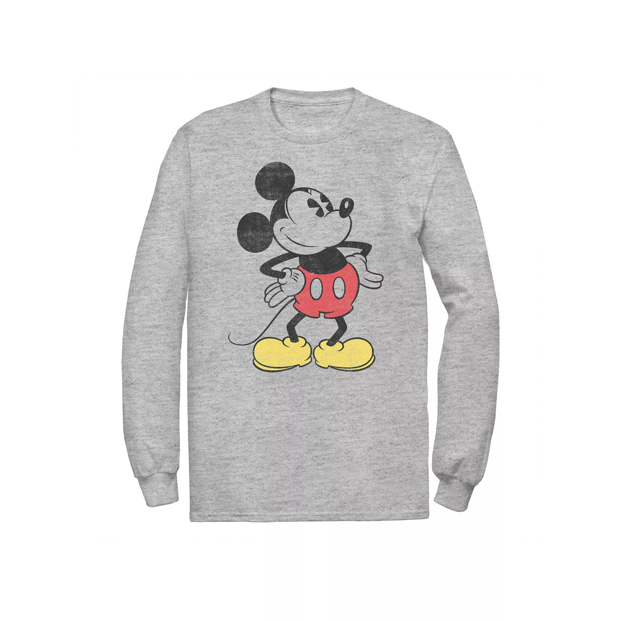 Disney's Mickey Mouse Big & Tall Hands On The Hip Pose Long Sleeve, Men's,  Product Image