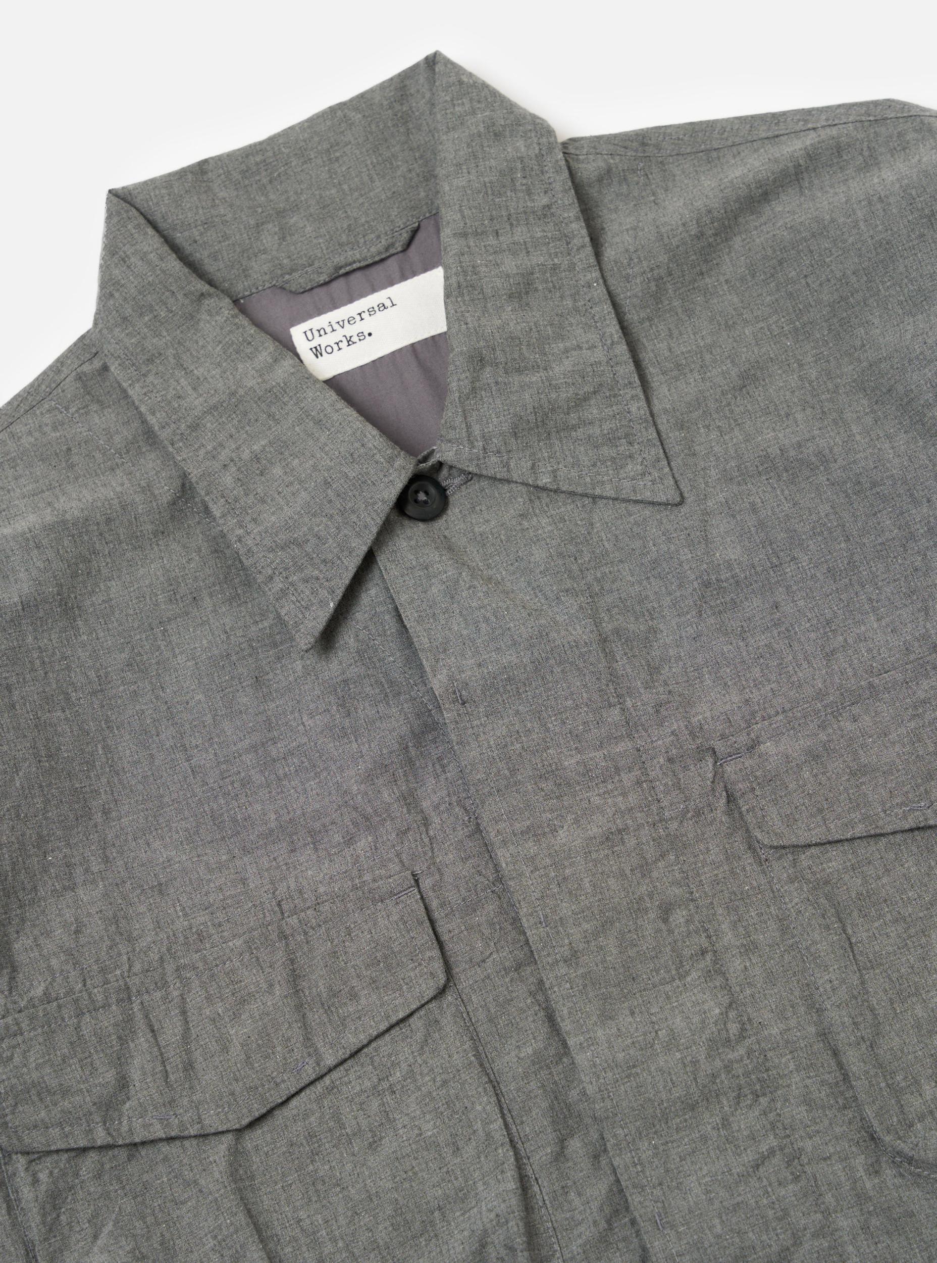 Charcoal Organic Chambray Parachute Field Jacket Product Image