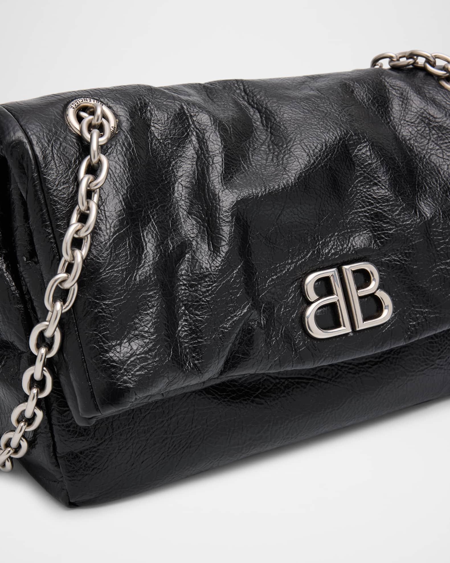 Monaco Flap Leather Chain Shoulder Bag Product Image