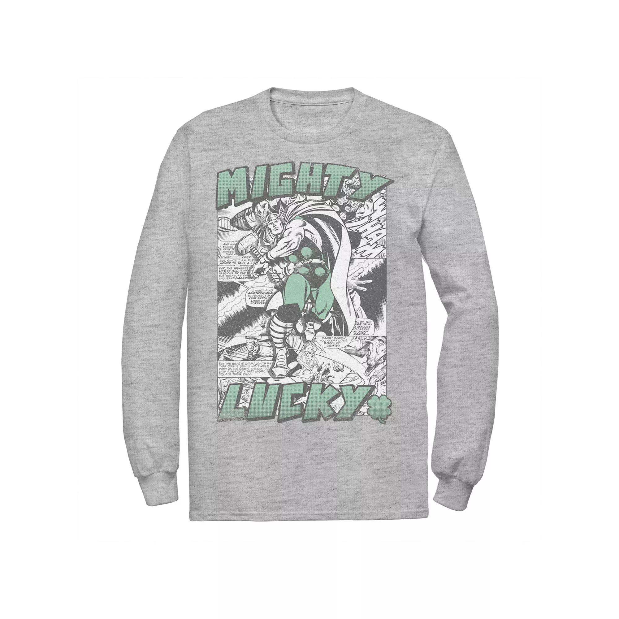 Men's Marvel Thor Mighty Lucky St. Patrick's Tee,  Product Image