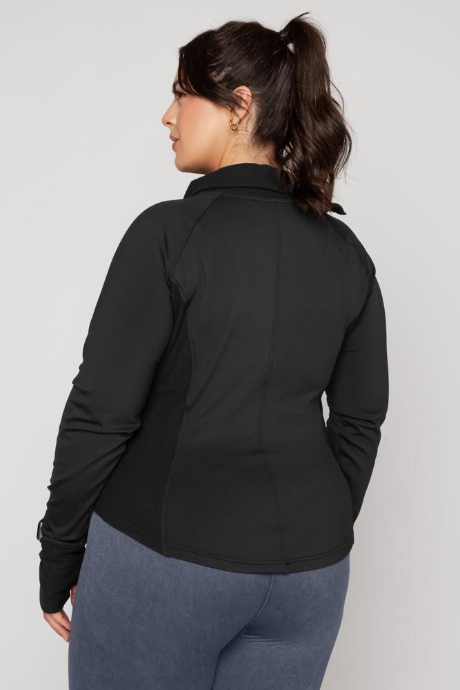 Chasing Pavements Mockneck Pullover - Black Product Image