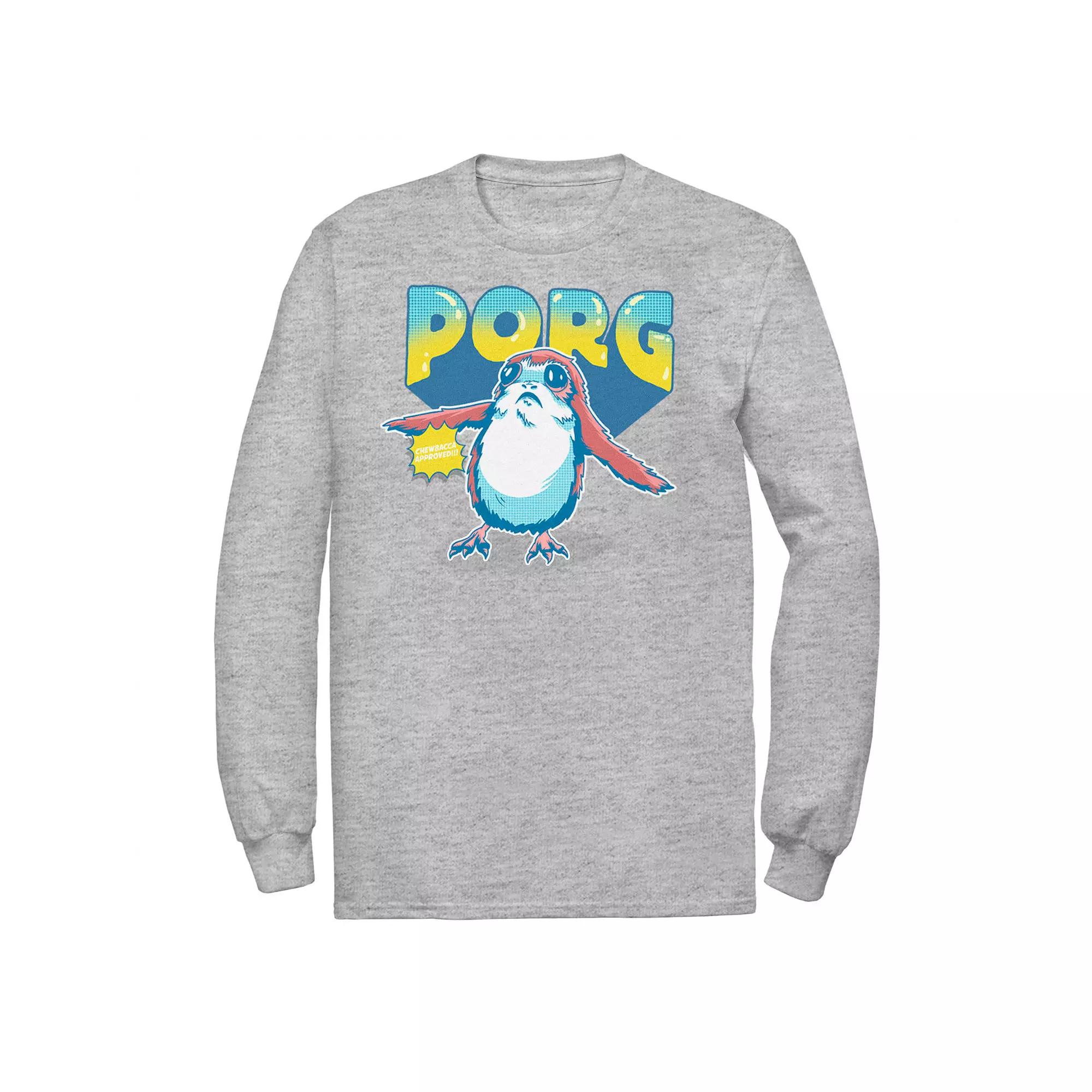 Men's Star Wars Porg Chewbacca Approved Comic Portrait Tee,  Product Image