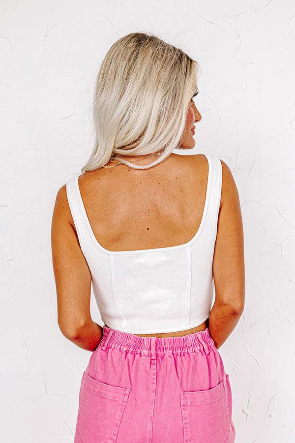 Long Lost Love Sculpt Top In Ivory Product Image