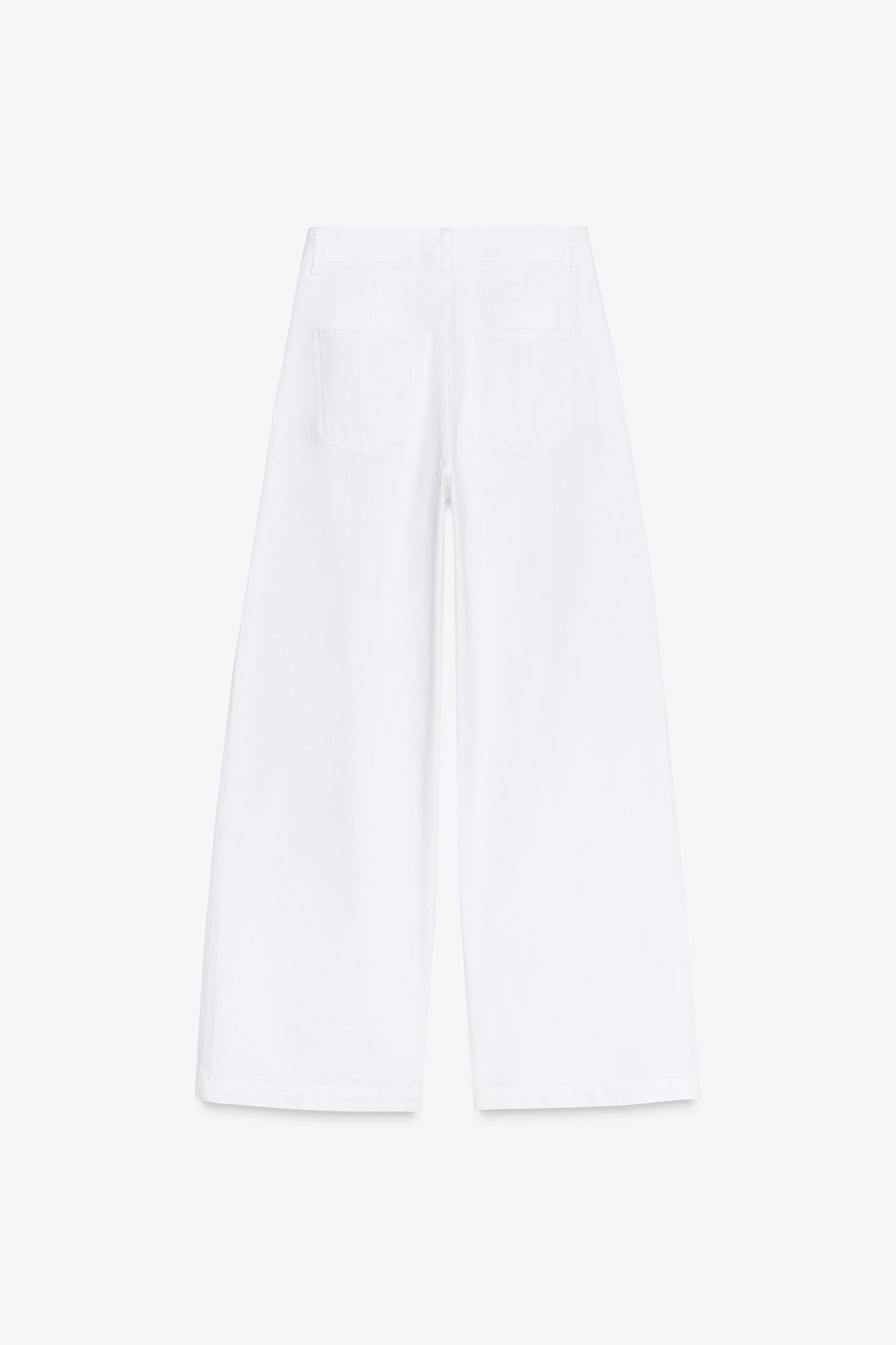 Z1975 MID RISE WIDE LEG PLEATED JEANS Product Image