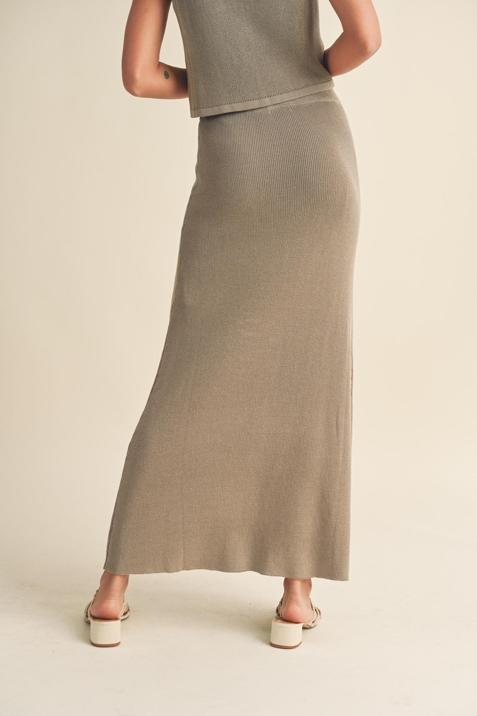 Knit Maxi Skirt Product Image