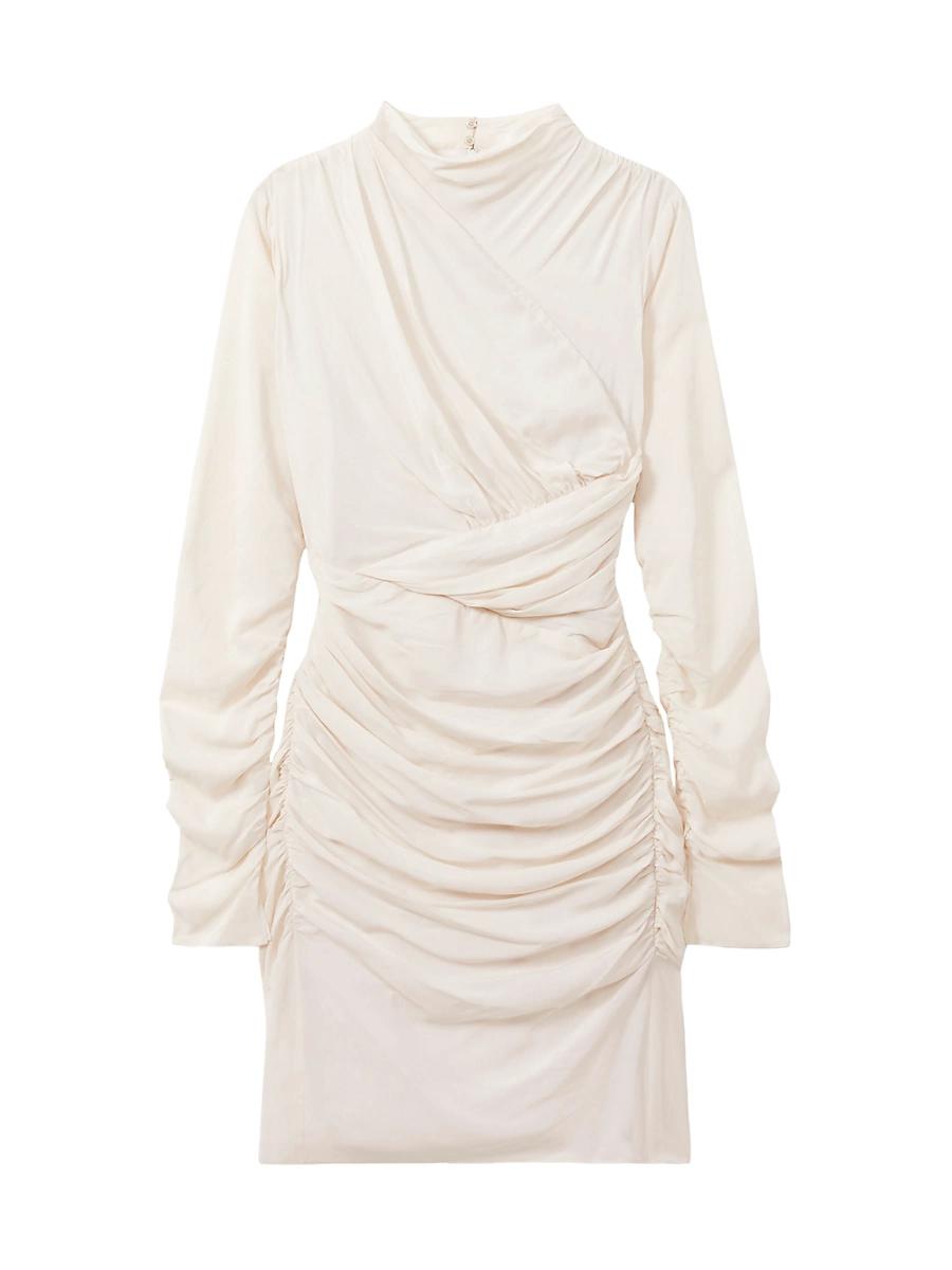 Womens Kitty Ruched Stretch Minidress Product Image