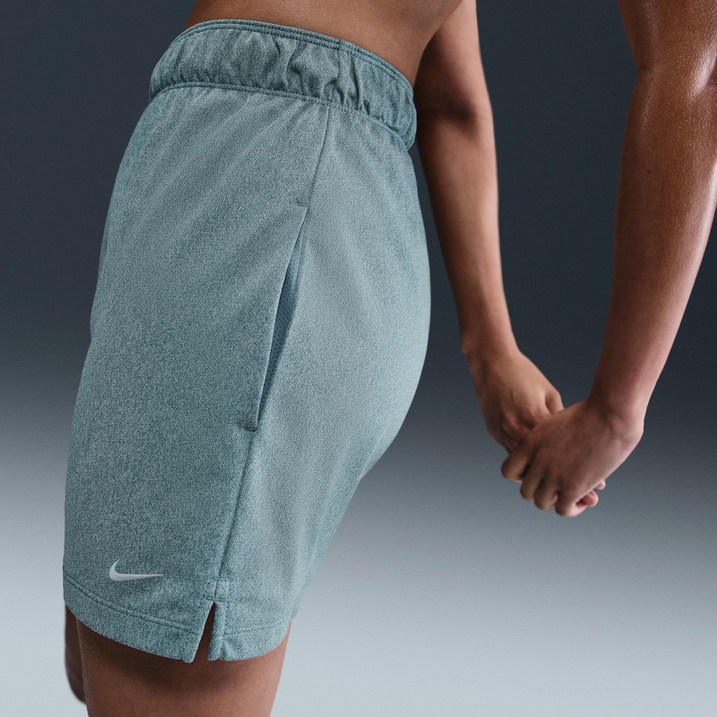 Nike Womens Attack Dri-FIT Fitness Mid-Rise 5 Unlined Shorts | DX6024-006 Product Image