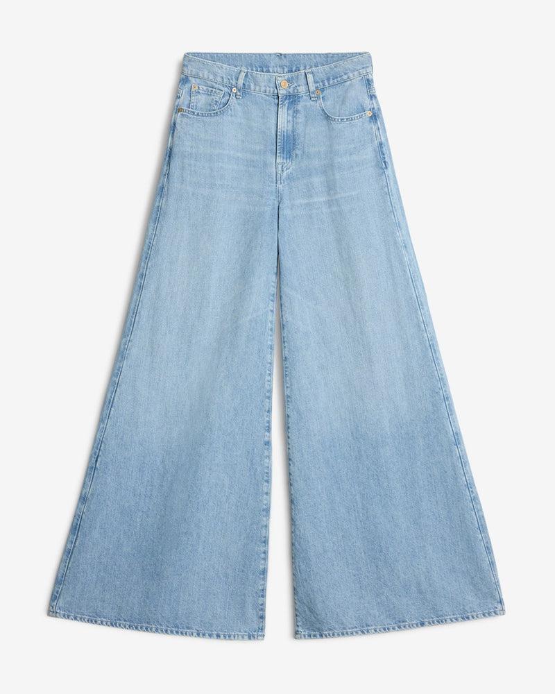 Indigo Linen Willow Palazzo Wide Leg Product Image