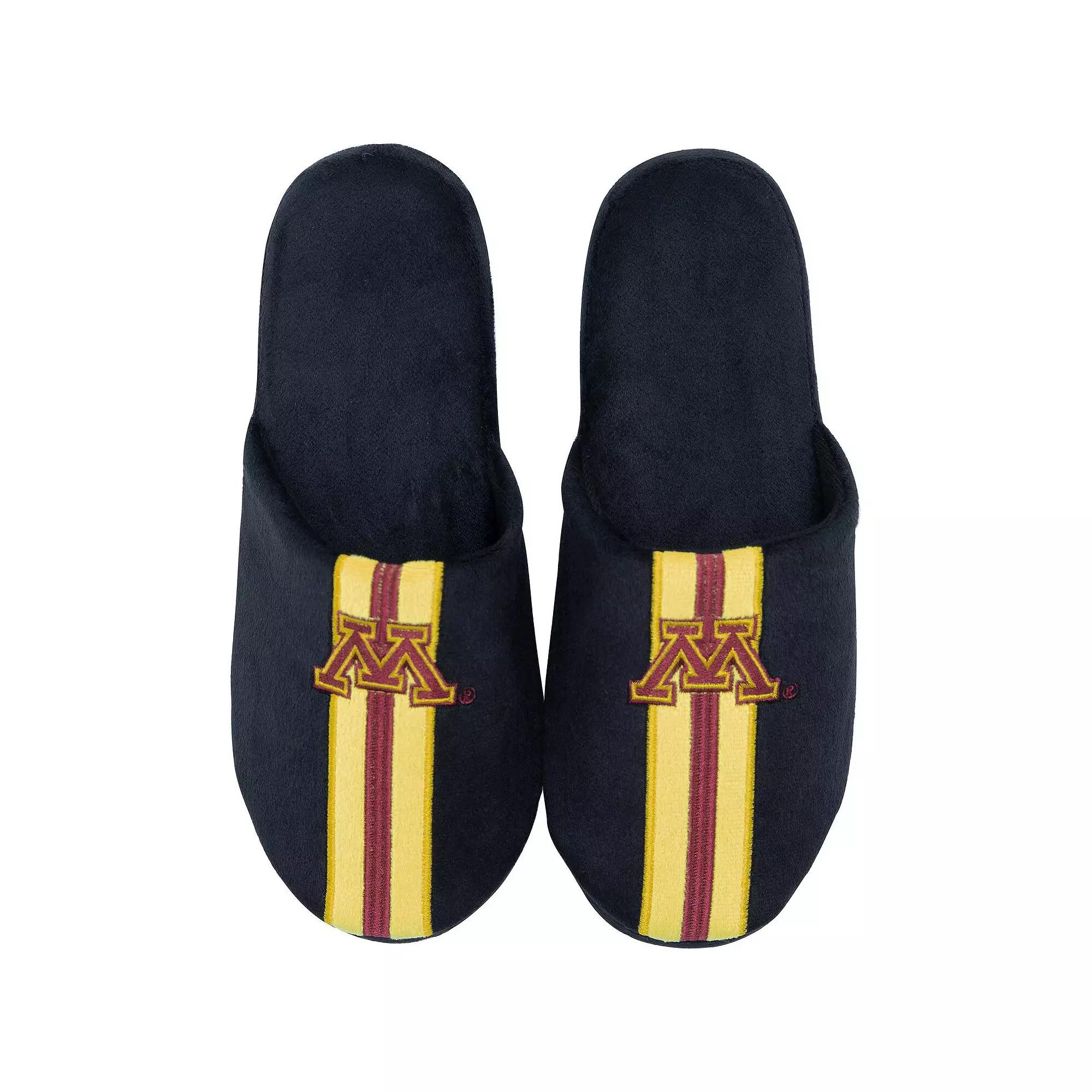 Men's ZooZatz Minnesota Golden Gophers Slippers, Size: 11-12, Black Product Image