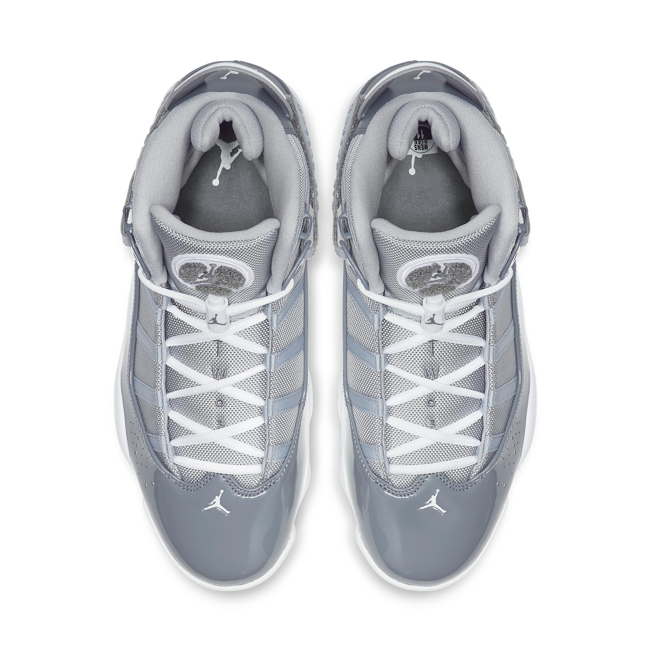 Jordan Mens Jordan 6 Rings - Mens Shoes Cool Grey/White/Wolf Grey Product Image